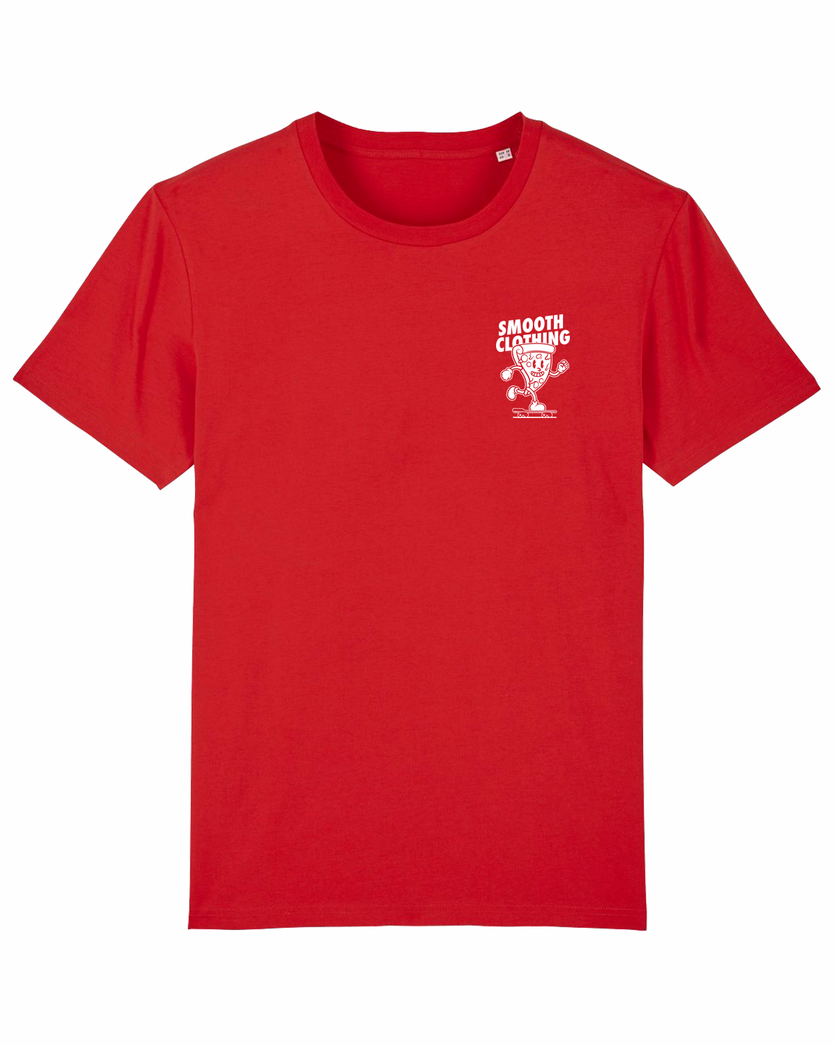 Red Kids T / Slice White Front+Back Boys