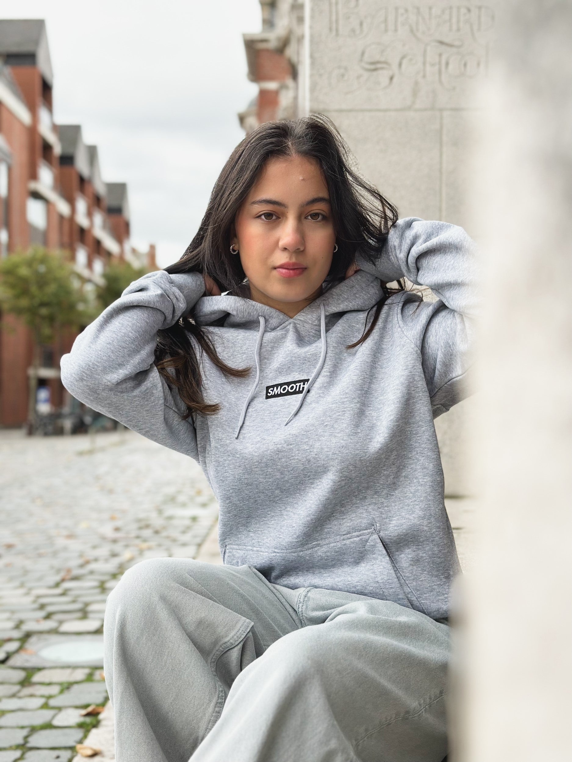 Grey Hoodie / Black Box Women