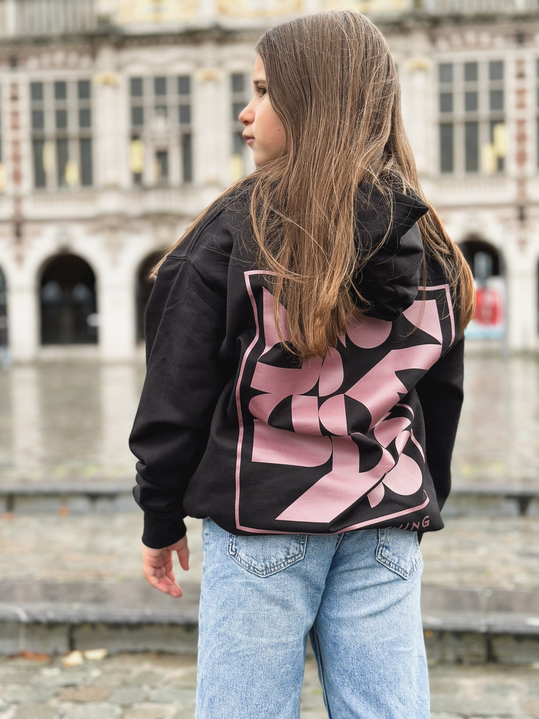 Black Kids Hoodie / Art Terra Girls