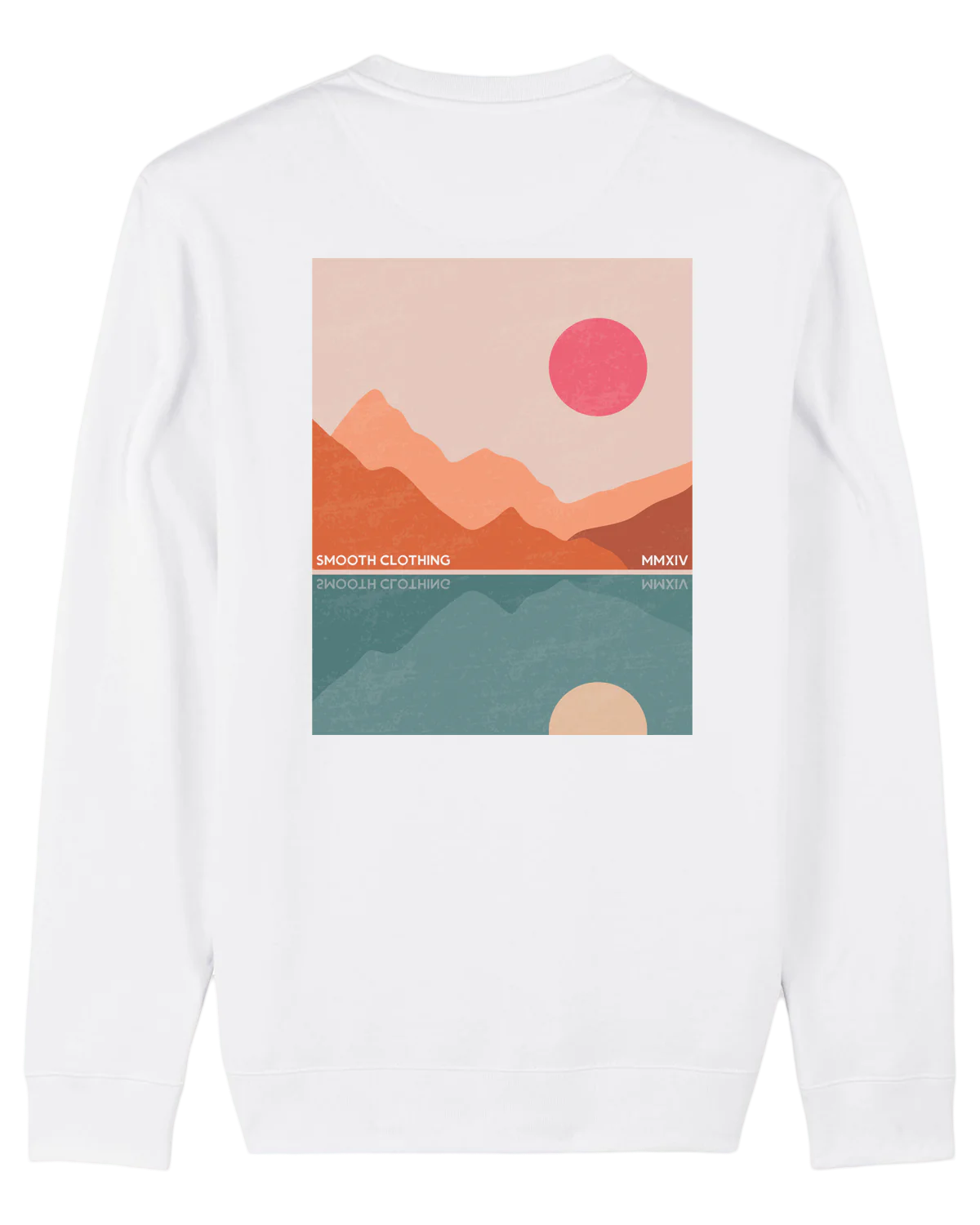White Crew / Mountains Front+Back Women