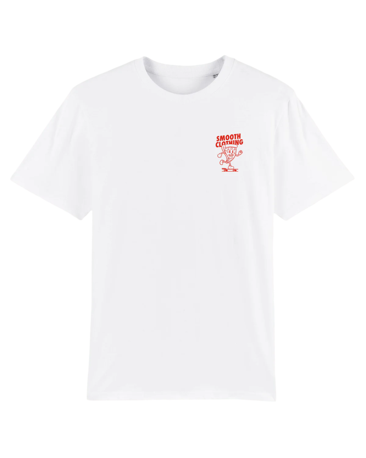 White Kids T / Slice Red Front+Back Boys