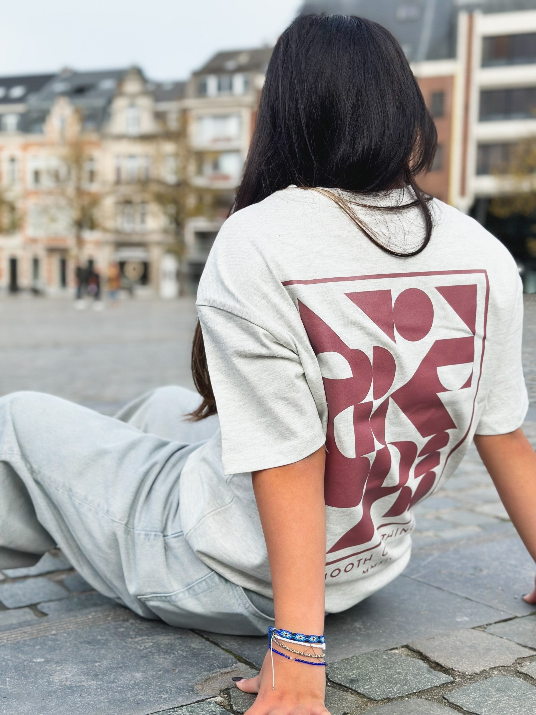 Light Grey Heavy T / Art Terra Women