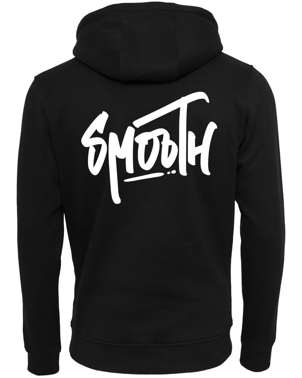 Black Hoodie / Dainty White Front+Back Women