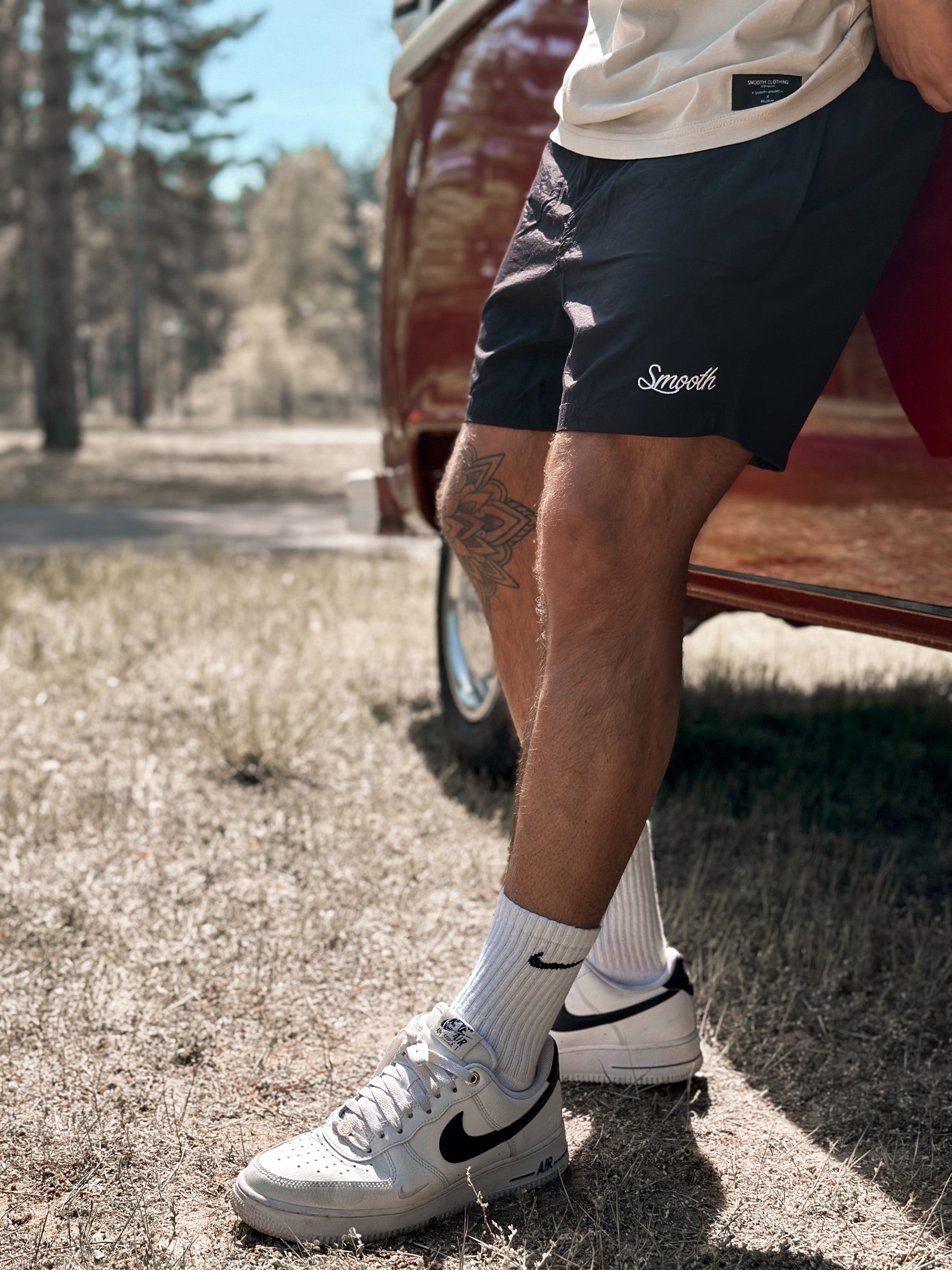 Black Swim Short / Originals Minimals White Men