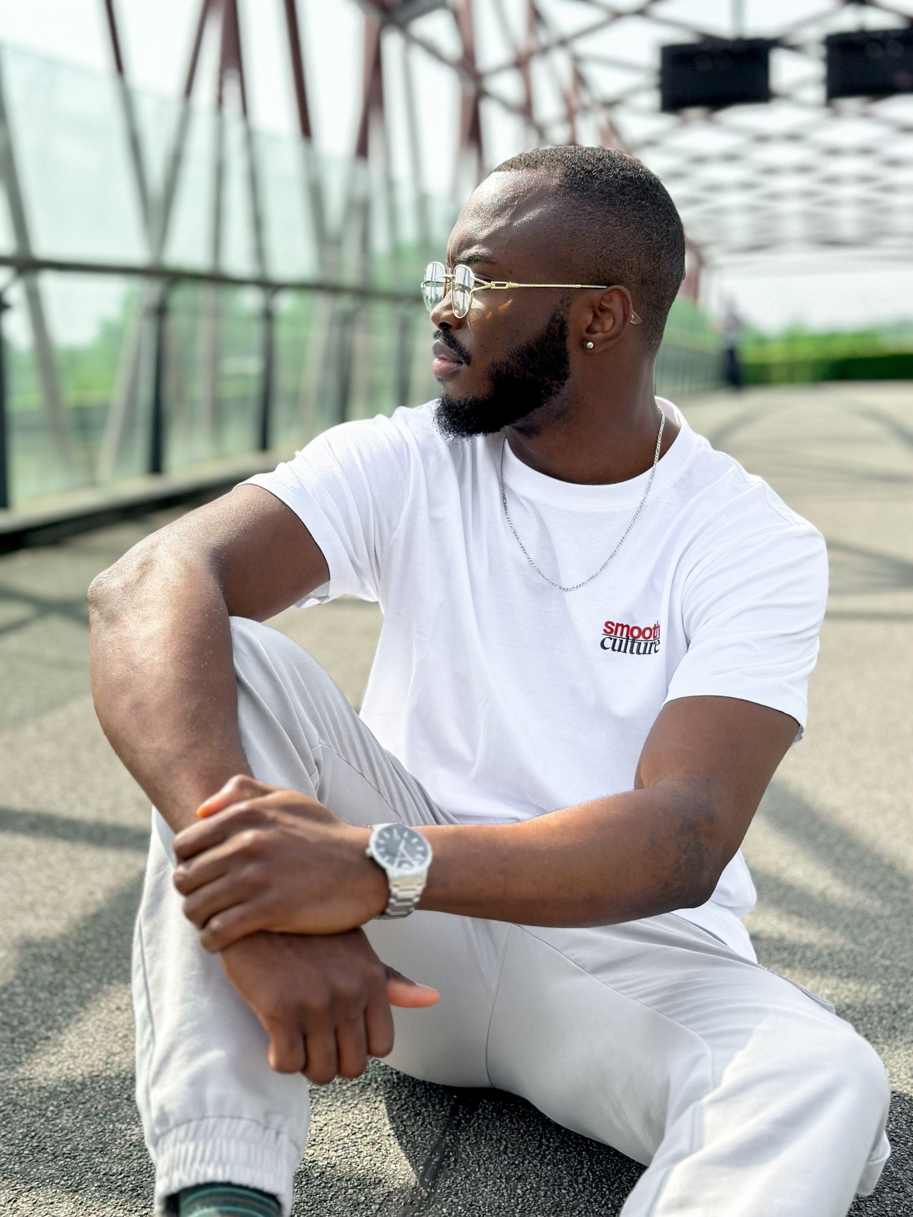 White T / Culture Front+Back Men