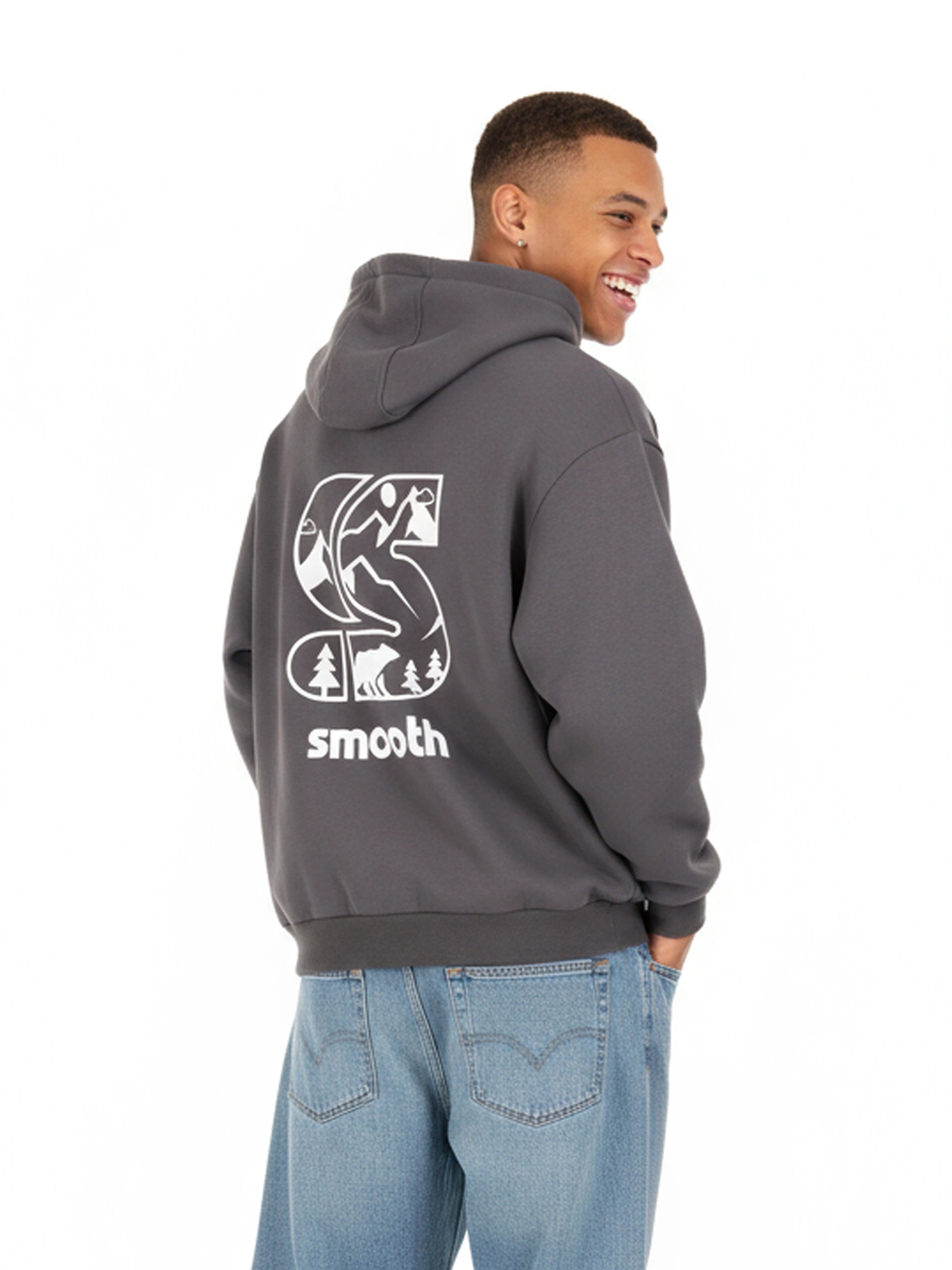 Magnet Heavy Oversized Hoodie / S Mountains