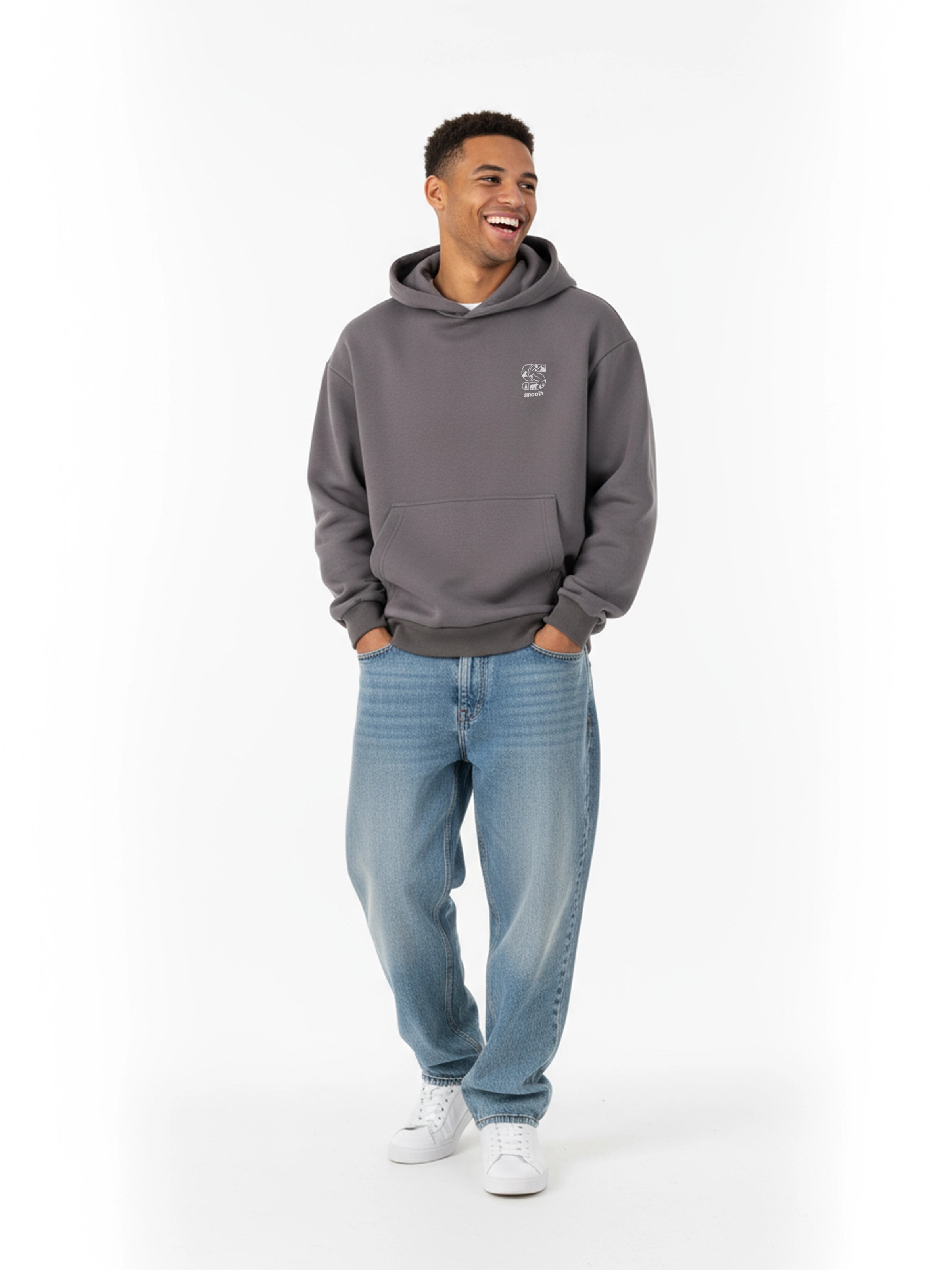 Magnet Heavy Oversized Hoodie / S Mountains