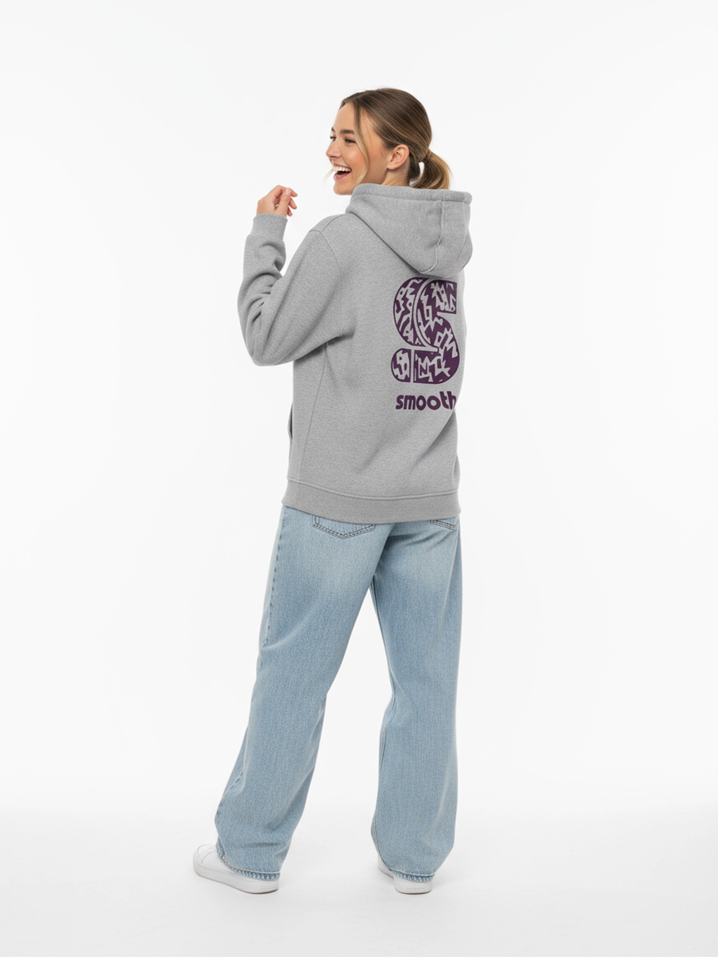 Grey Hoodie / S 90's