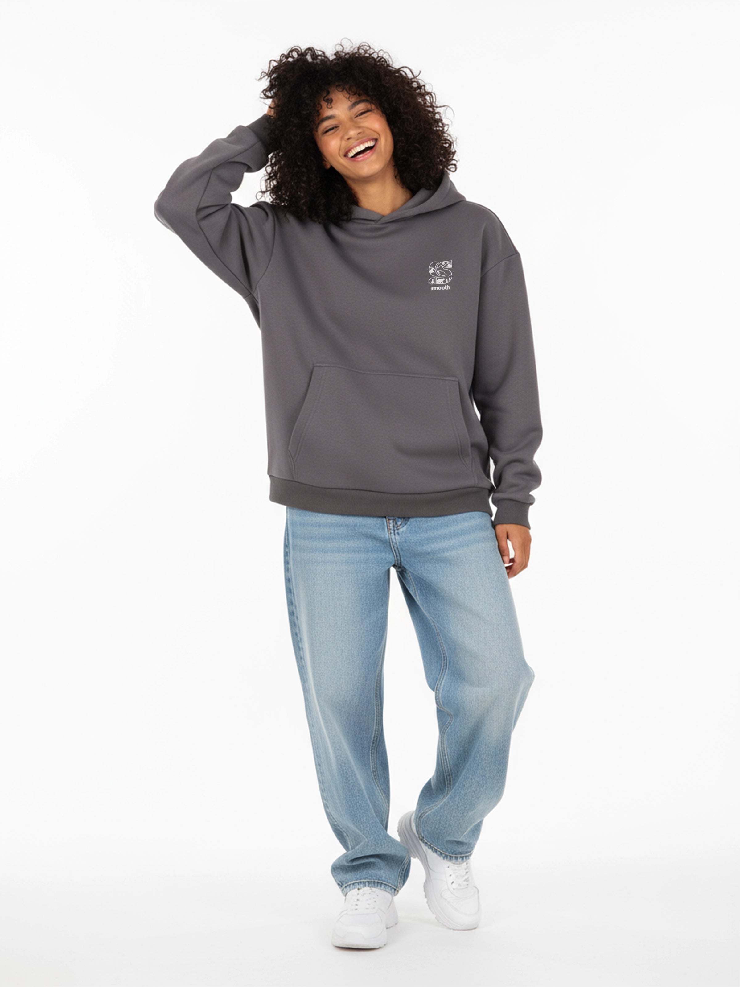 Magnet Heavy Oversized Hoodie - S Mountains