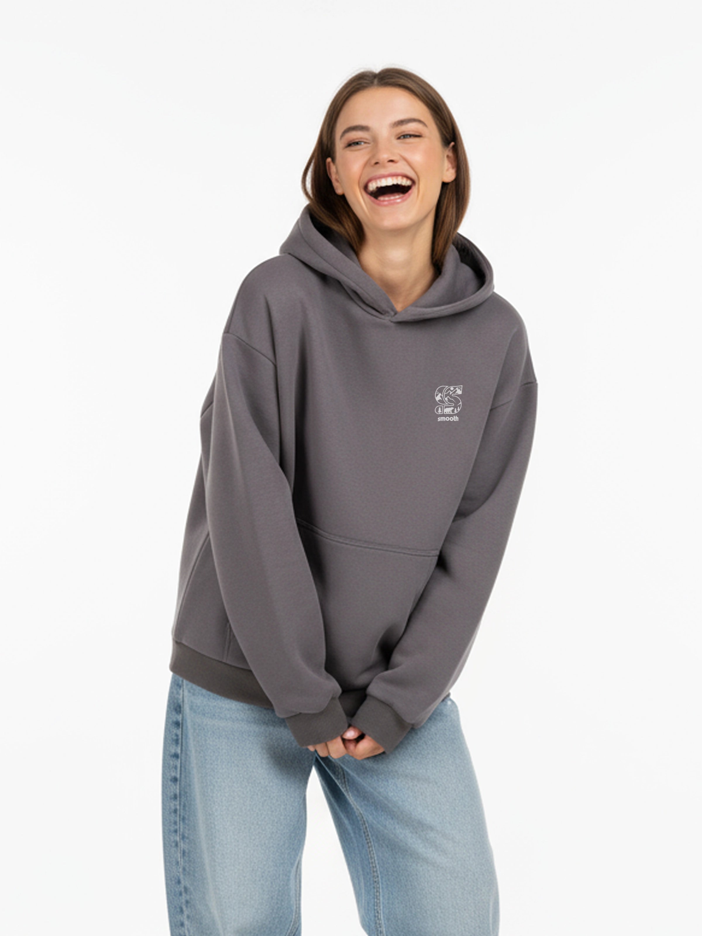 Magnet Heavy Oversized Hoodie - S Mountains