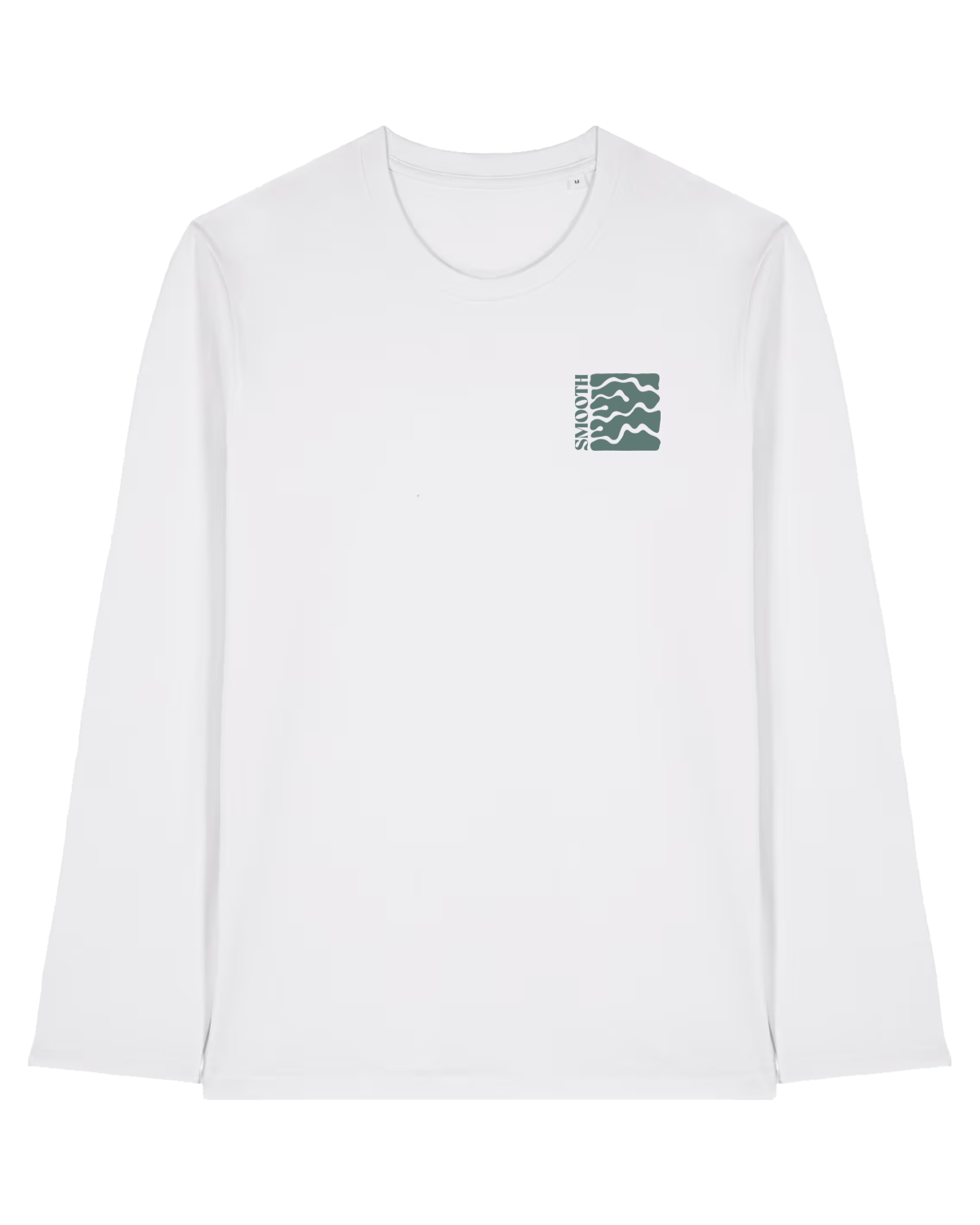 White Longsleeve T / Waves Men