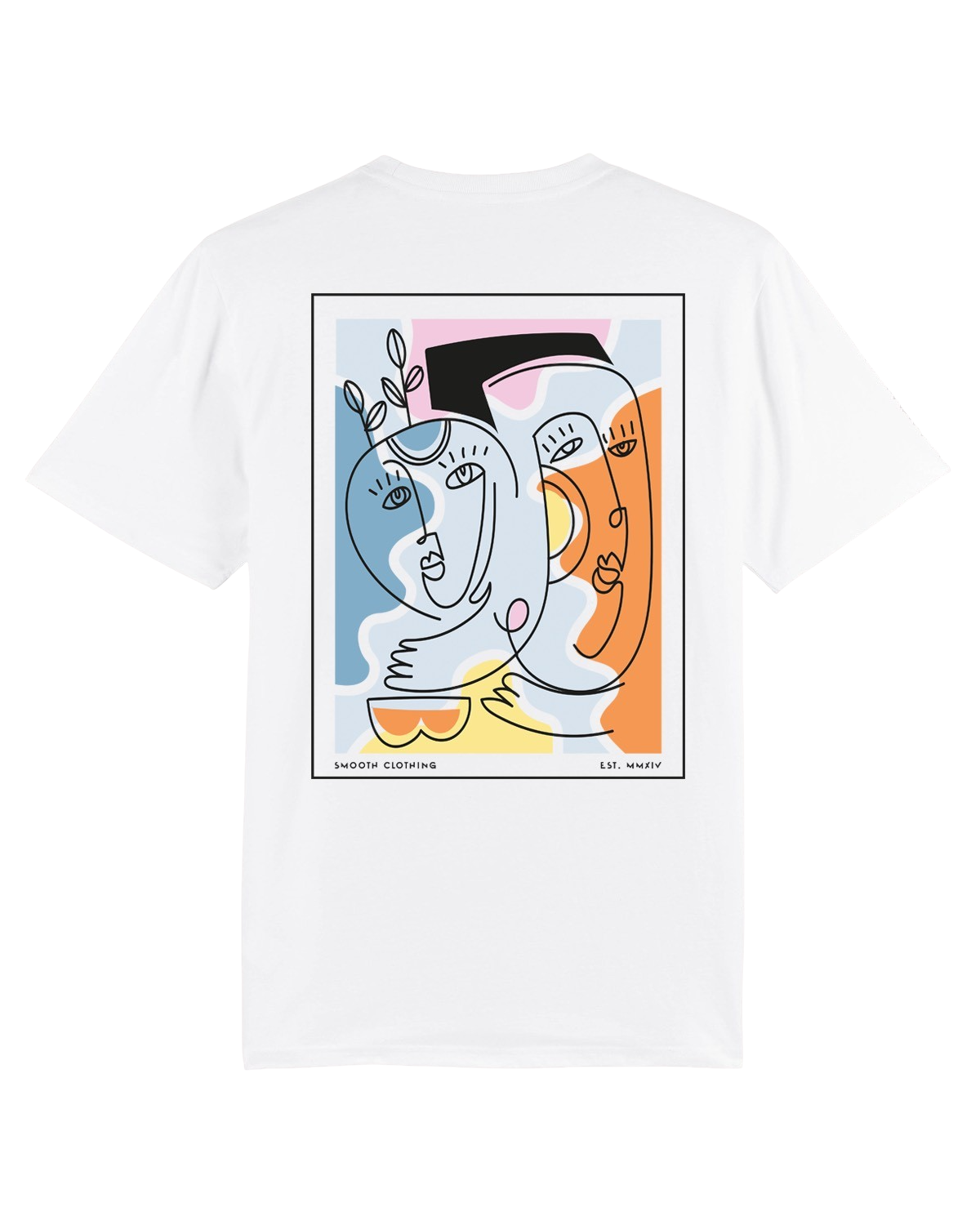 White T / Art Front+Back Women