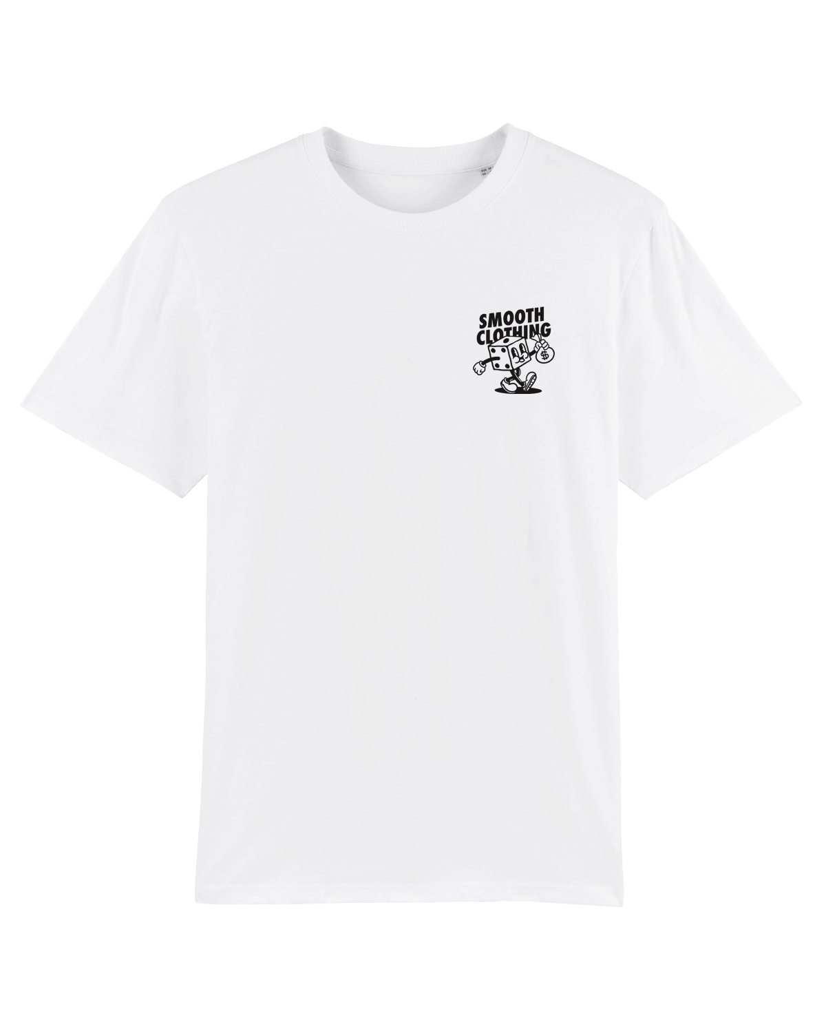 White T / Dice Black Front+Back Women