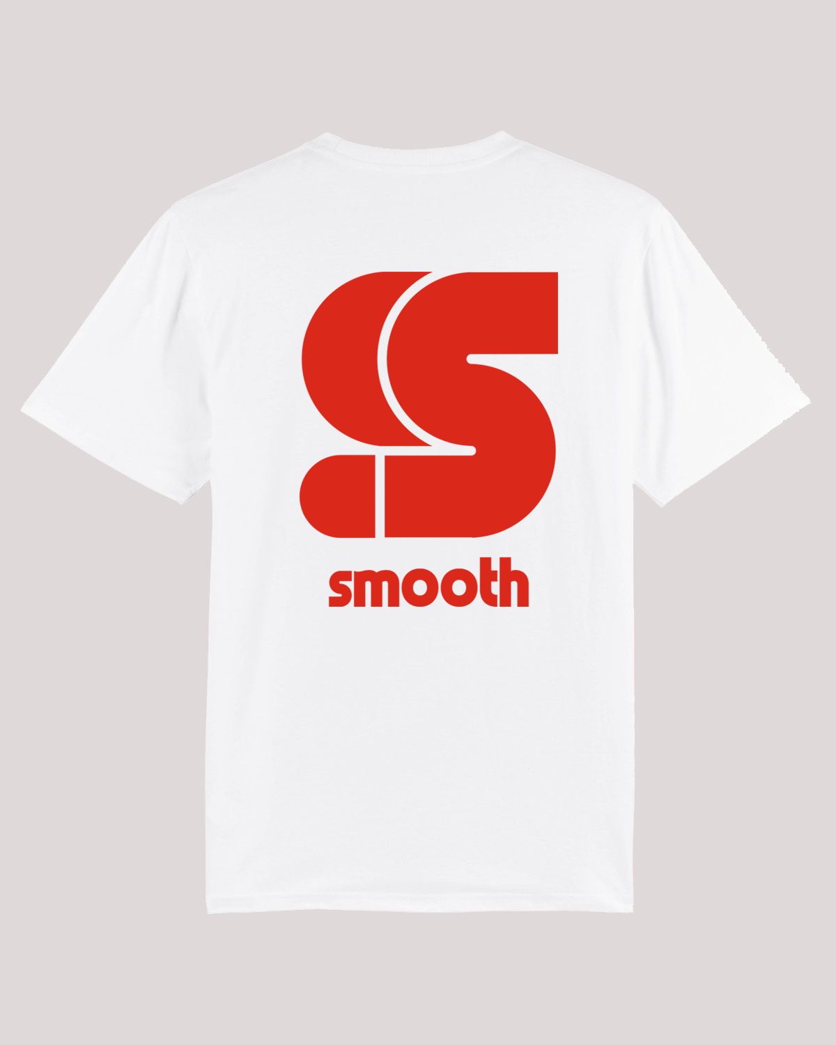 White Kids T / S Logo Red Front+Back Girls