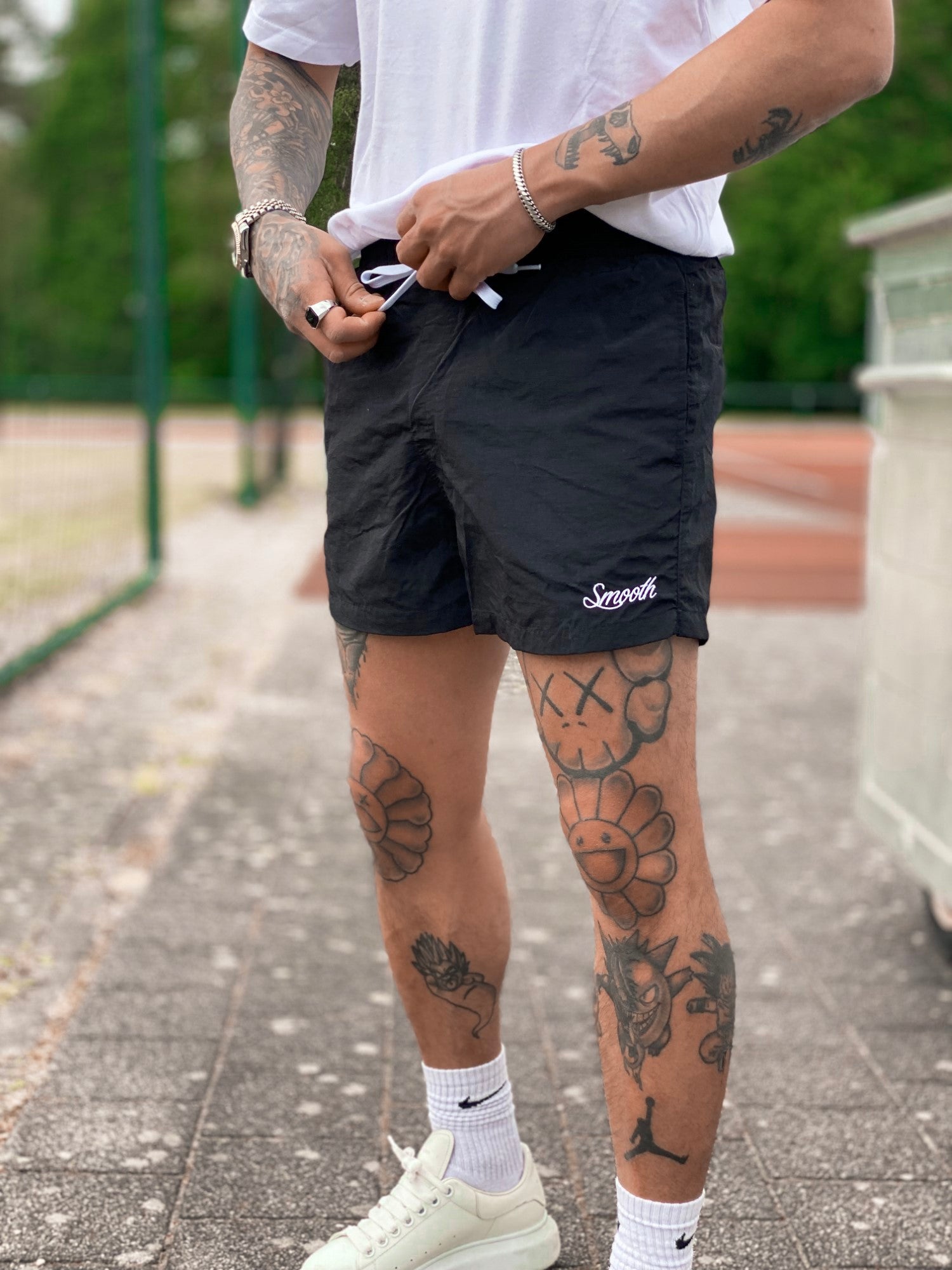 Black Swim Short / Originals Minimals White Men