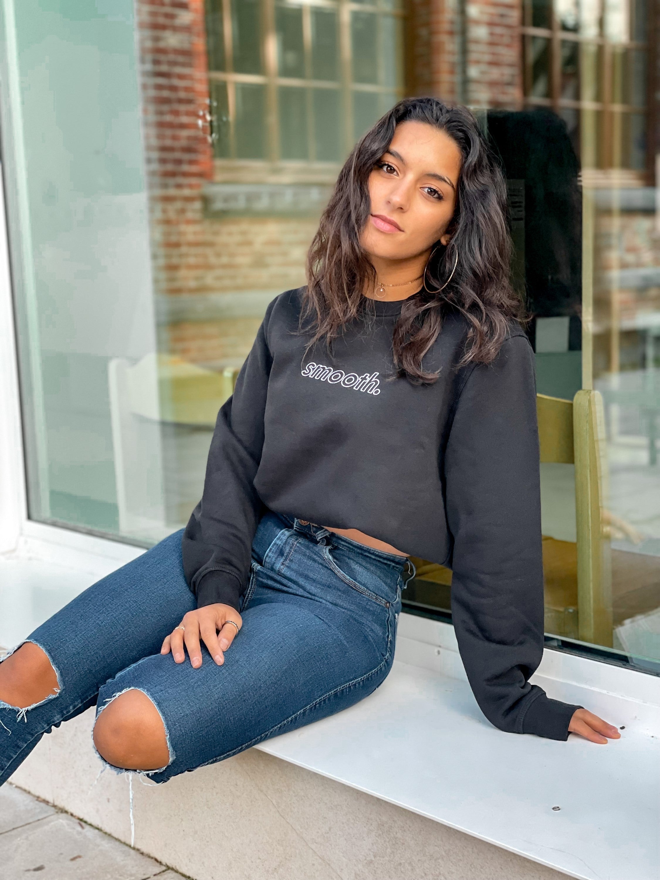 Black Crew / Outlined White Women