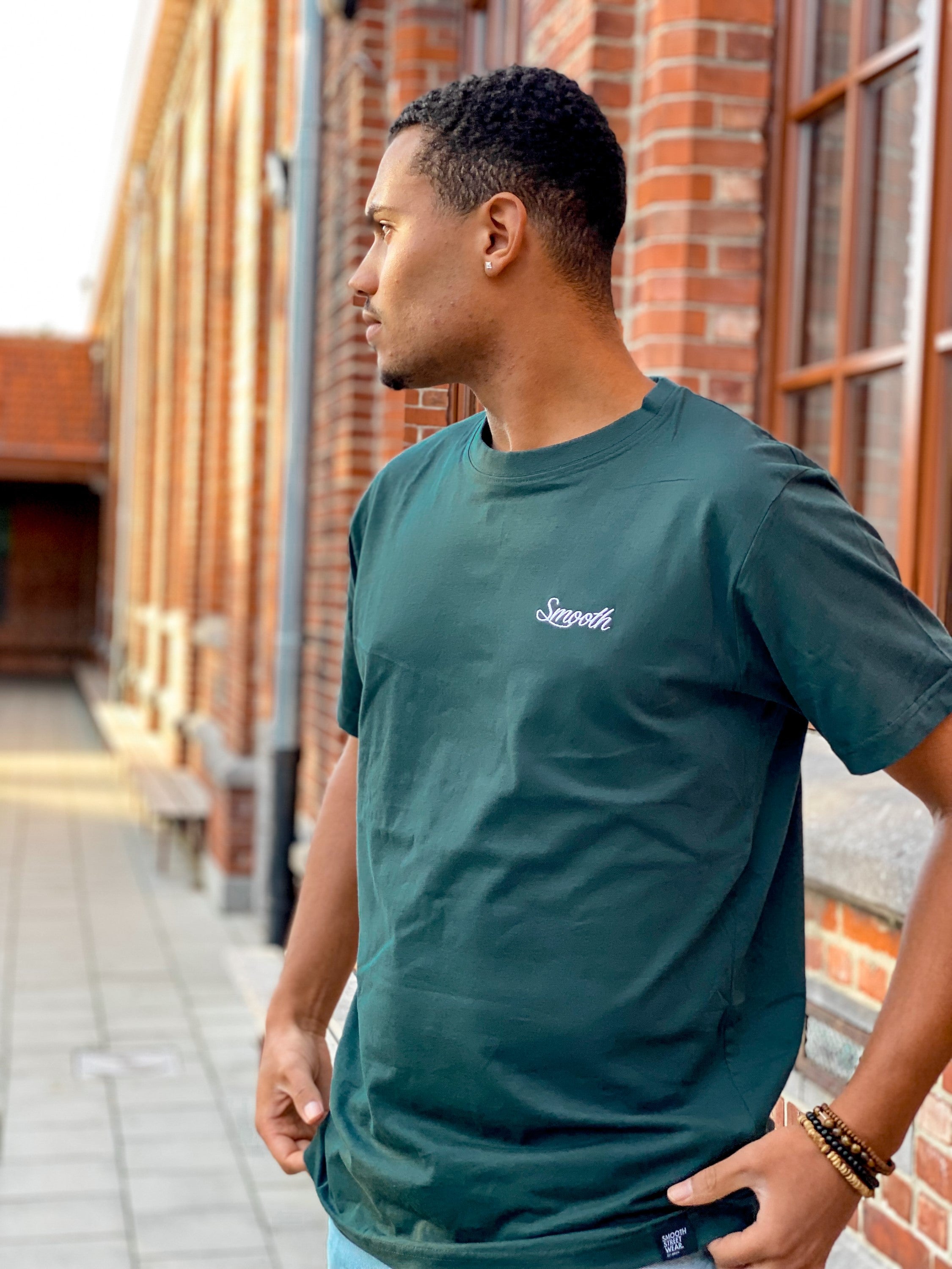 Bottle Green T / Originals Minimal White Men