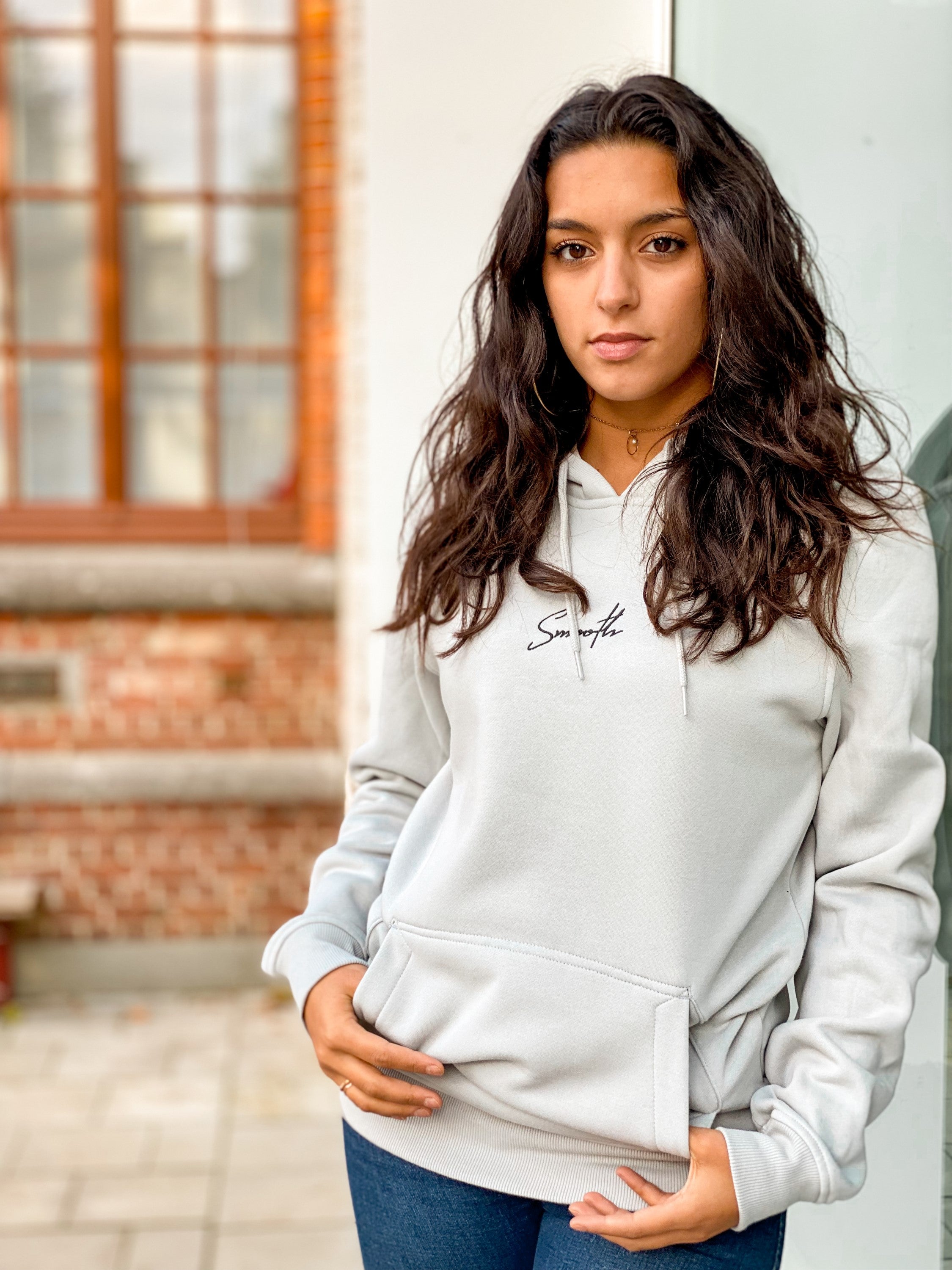 Soft Concrete Hoodie / Signature Black Women