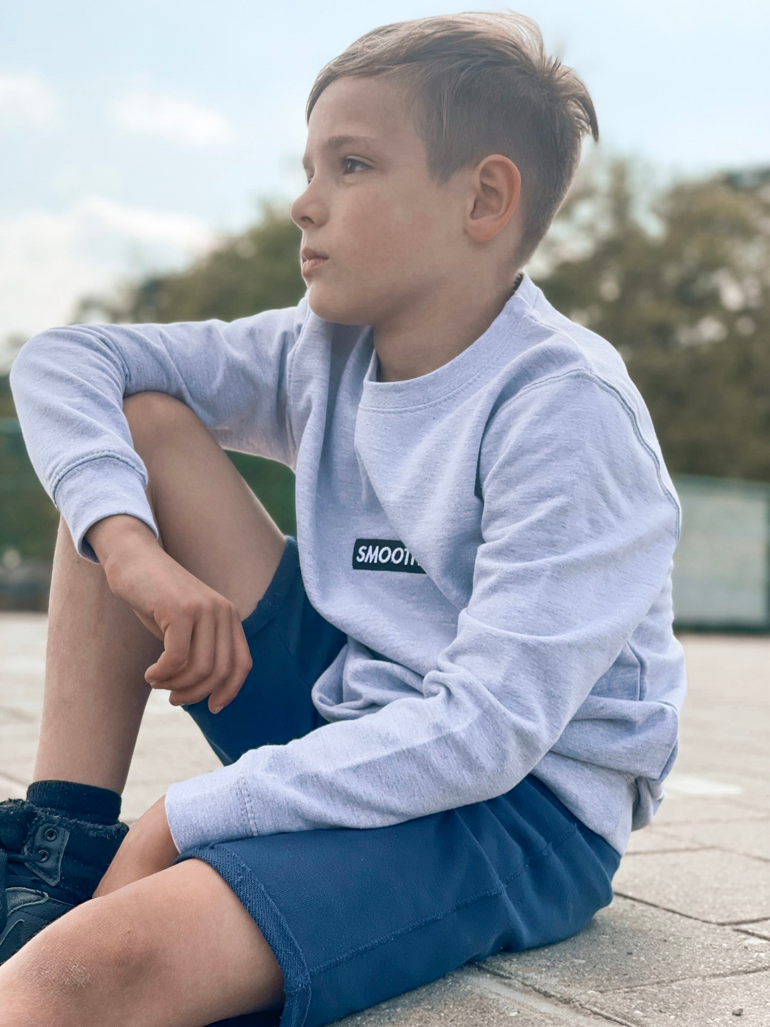 Grey Kids Crew / Black Box Boys