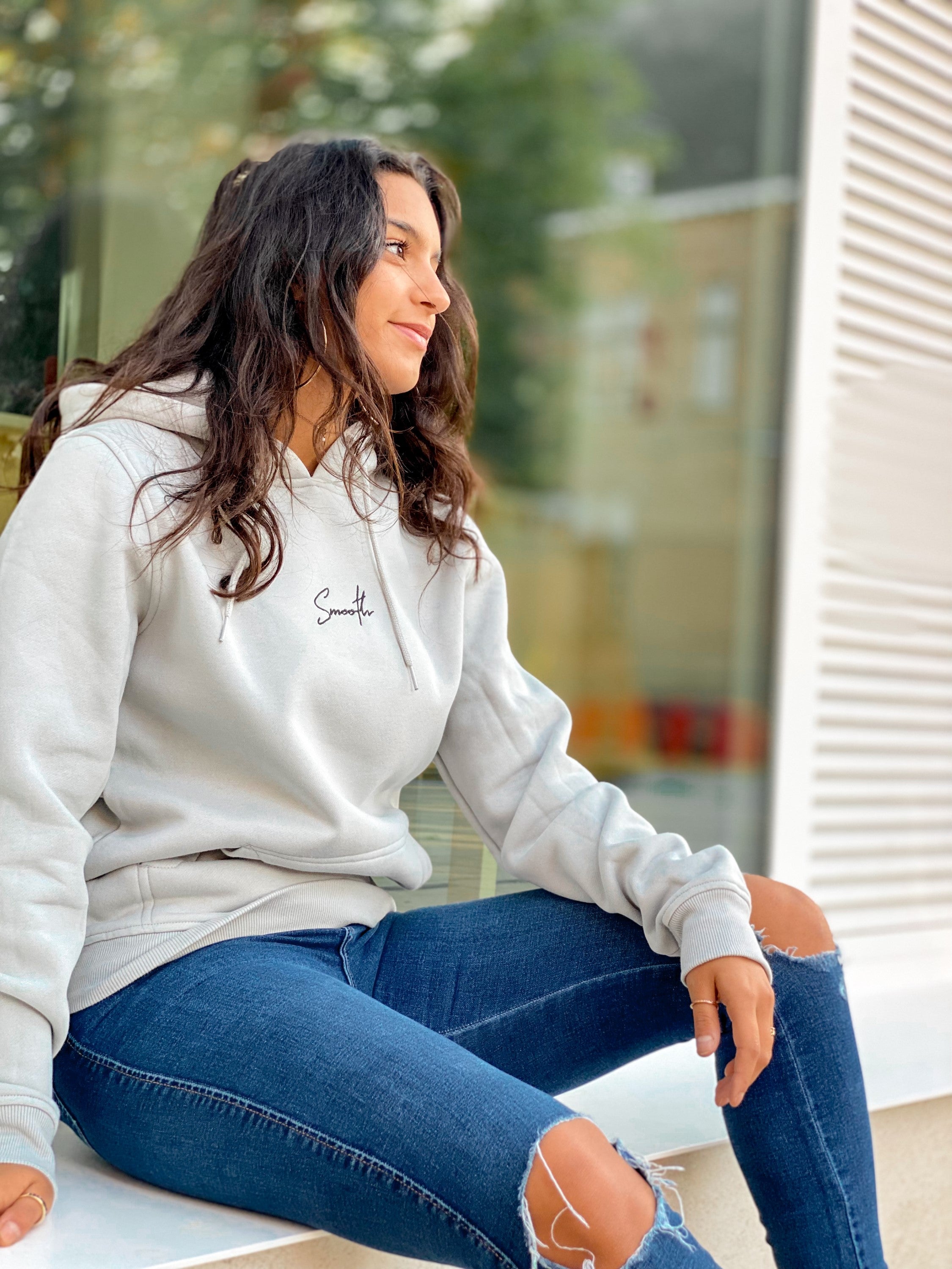 Soft Concrete Hoodie / Signature Black Women