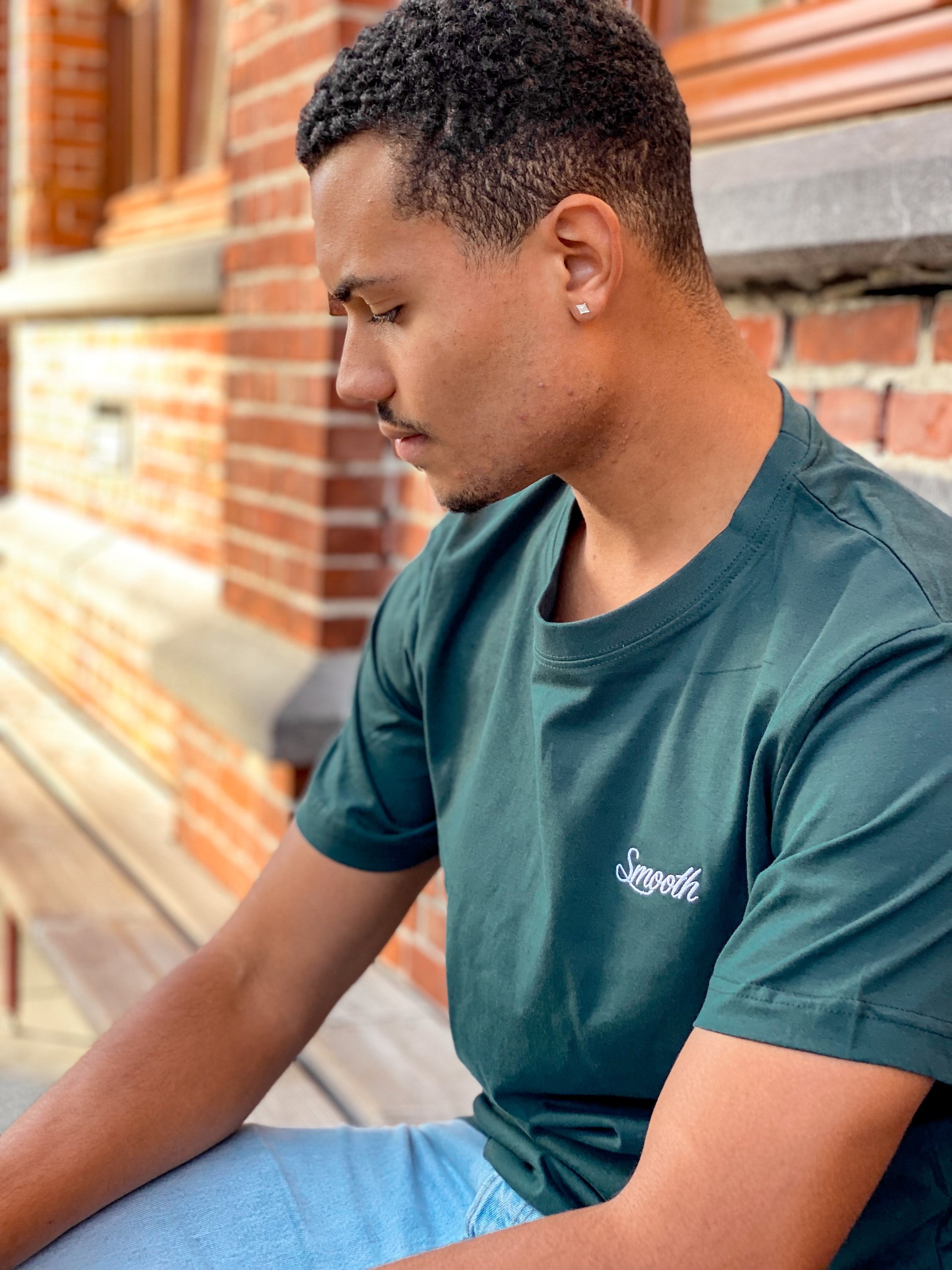 Bottle Green T / Originals Minimal White Men