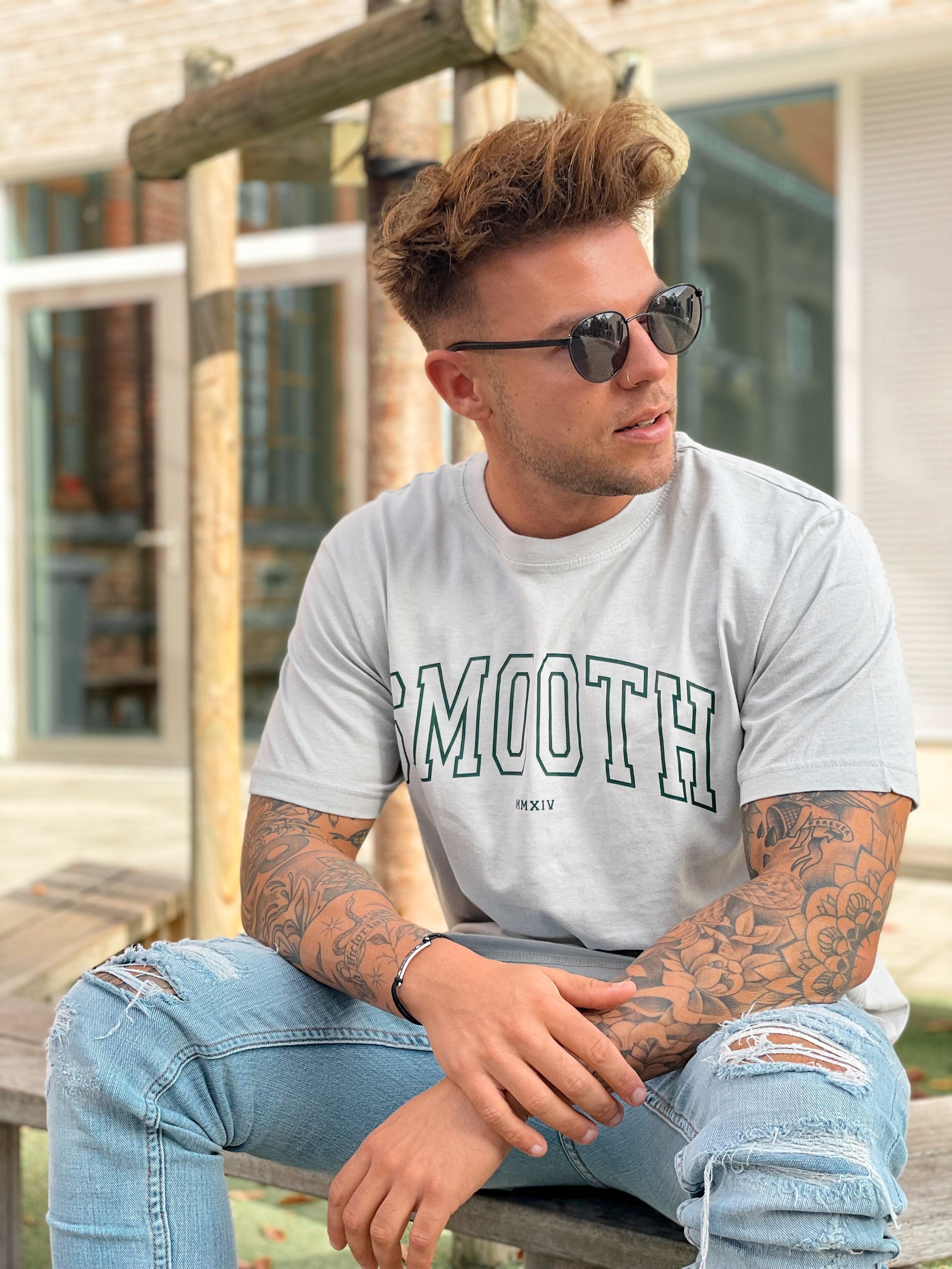 Soft Concrete T / College Emerald Men