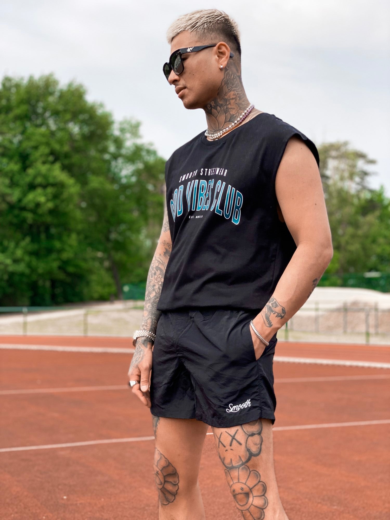 Black Swim Short / Originals Minimals White Men