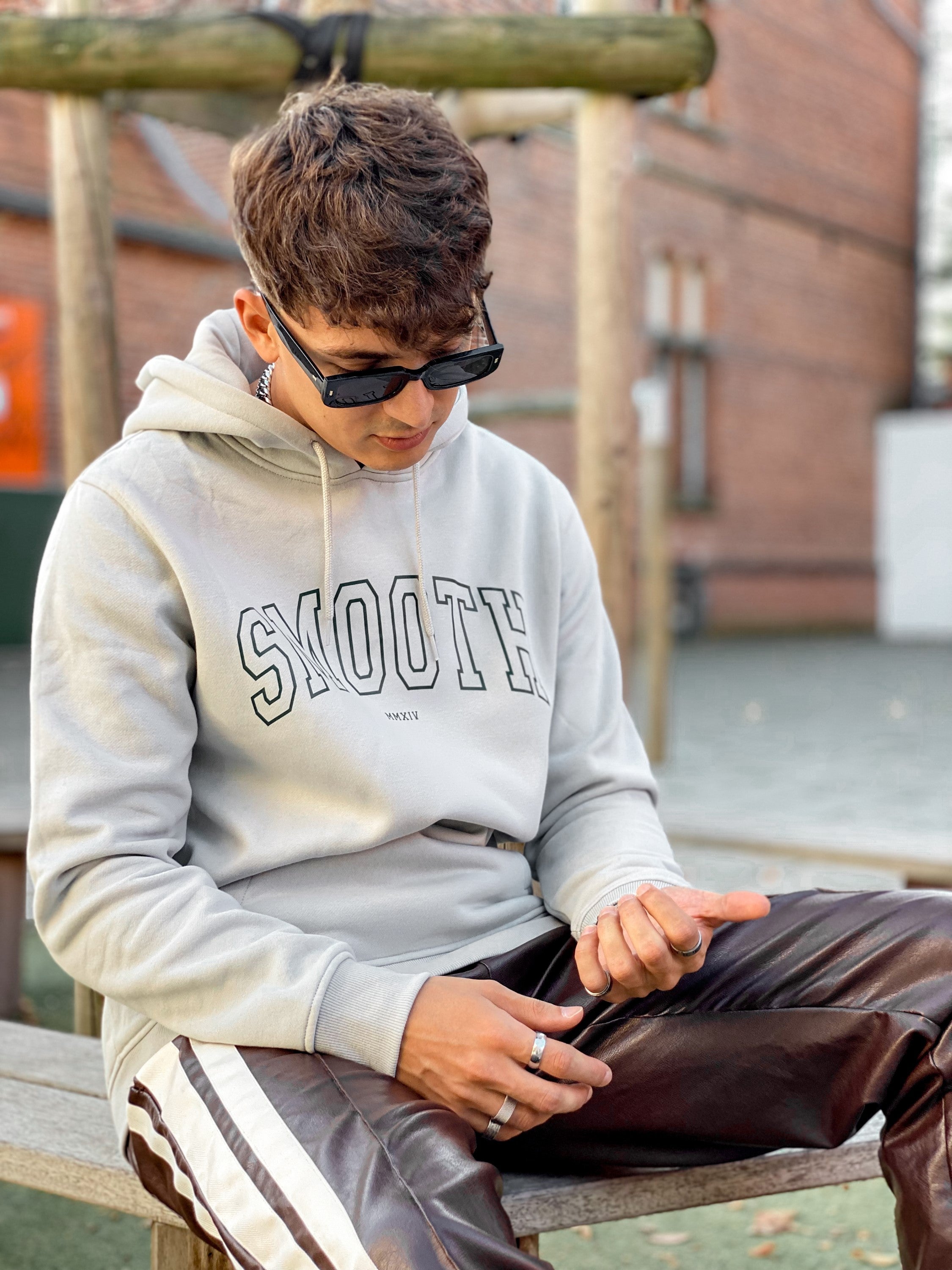 Soft Concrete Hoodie / College Emerald Men