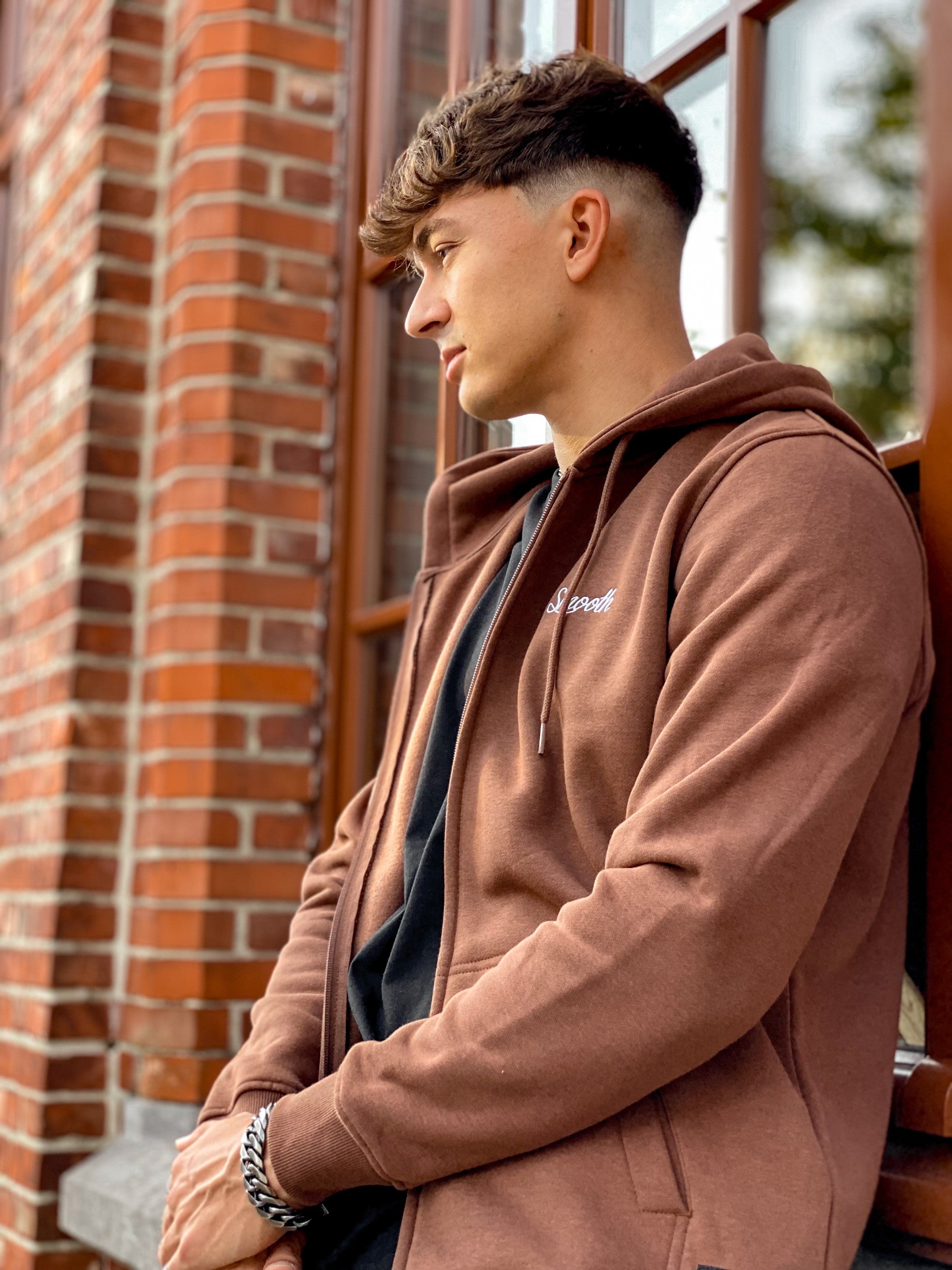 Copper Zip Hoodie / Originals Minimal White Men