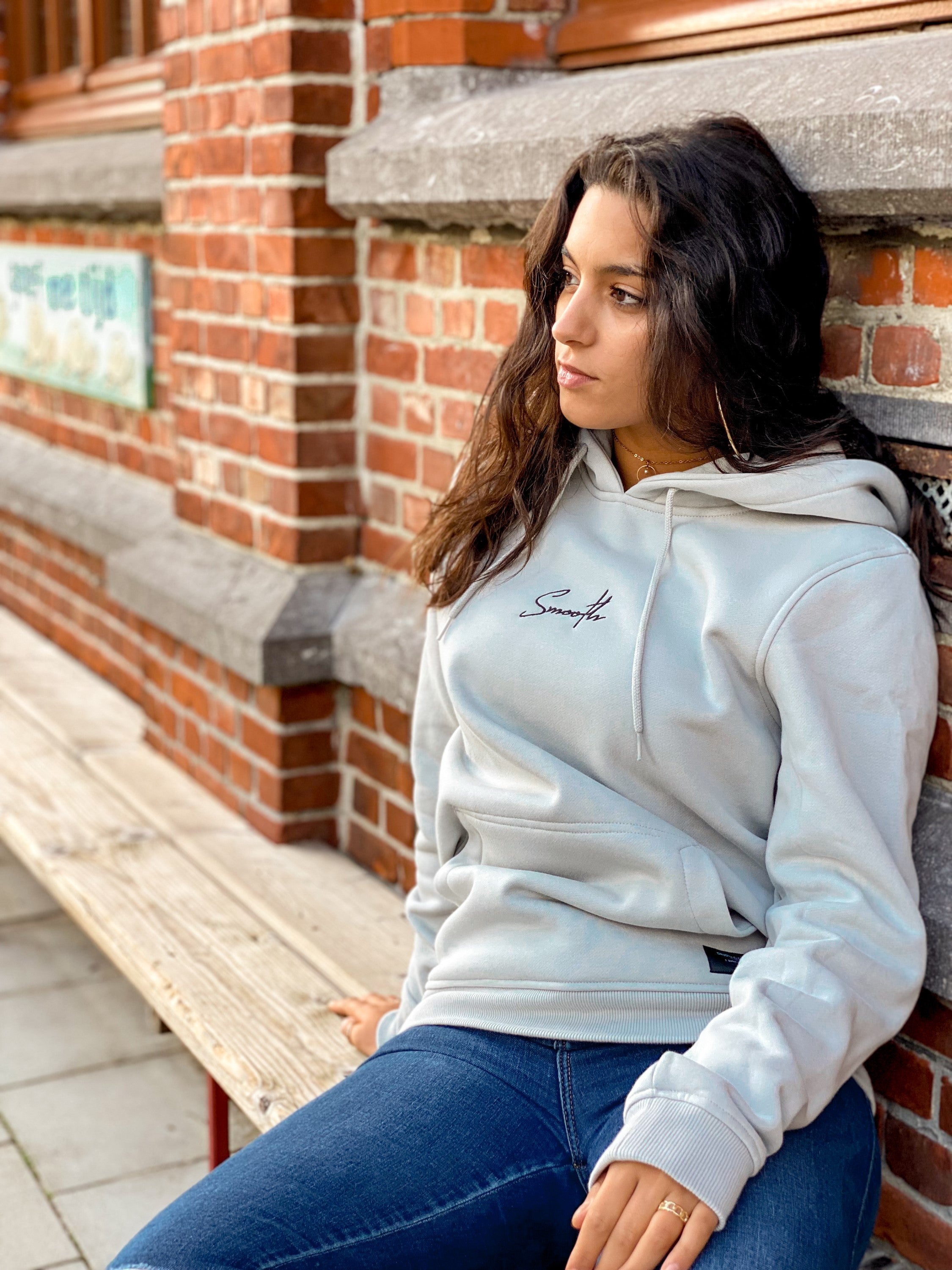 Soft Concrete Hoodie / Signature Black Women