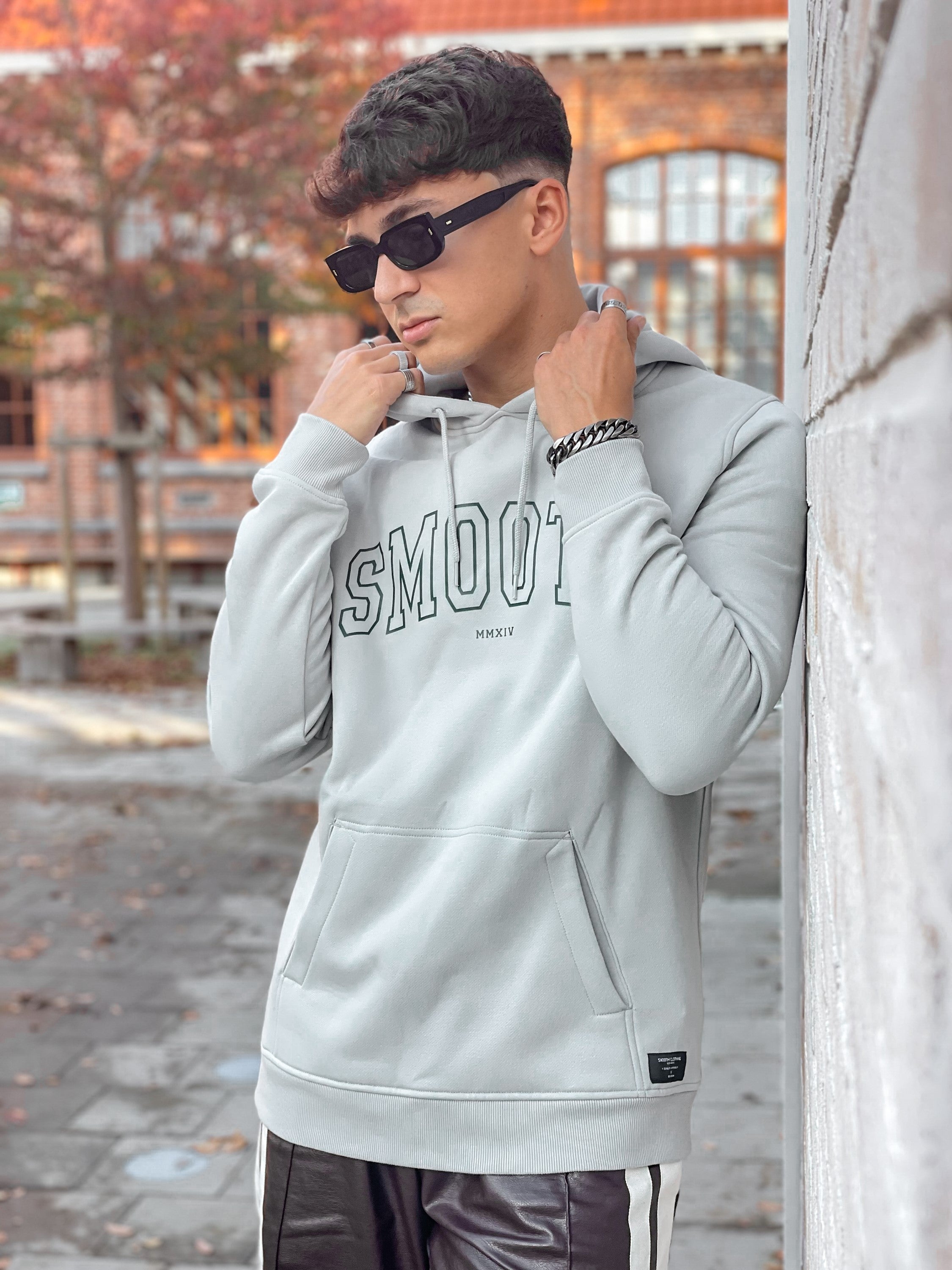 Soft Concrete Hoodie / College Emerald Men
