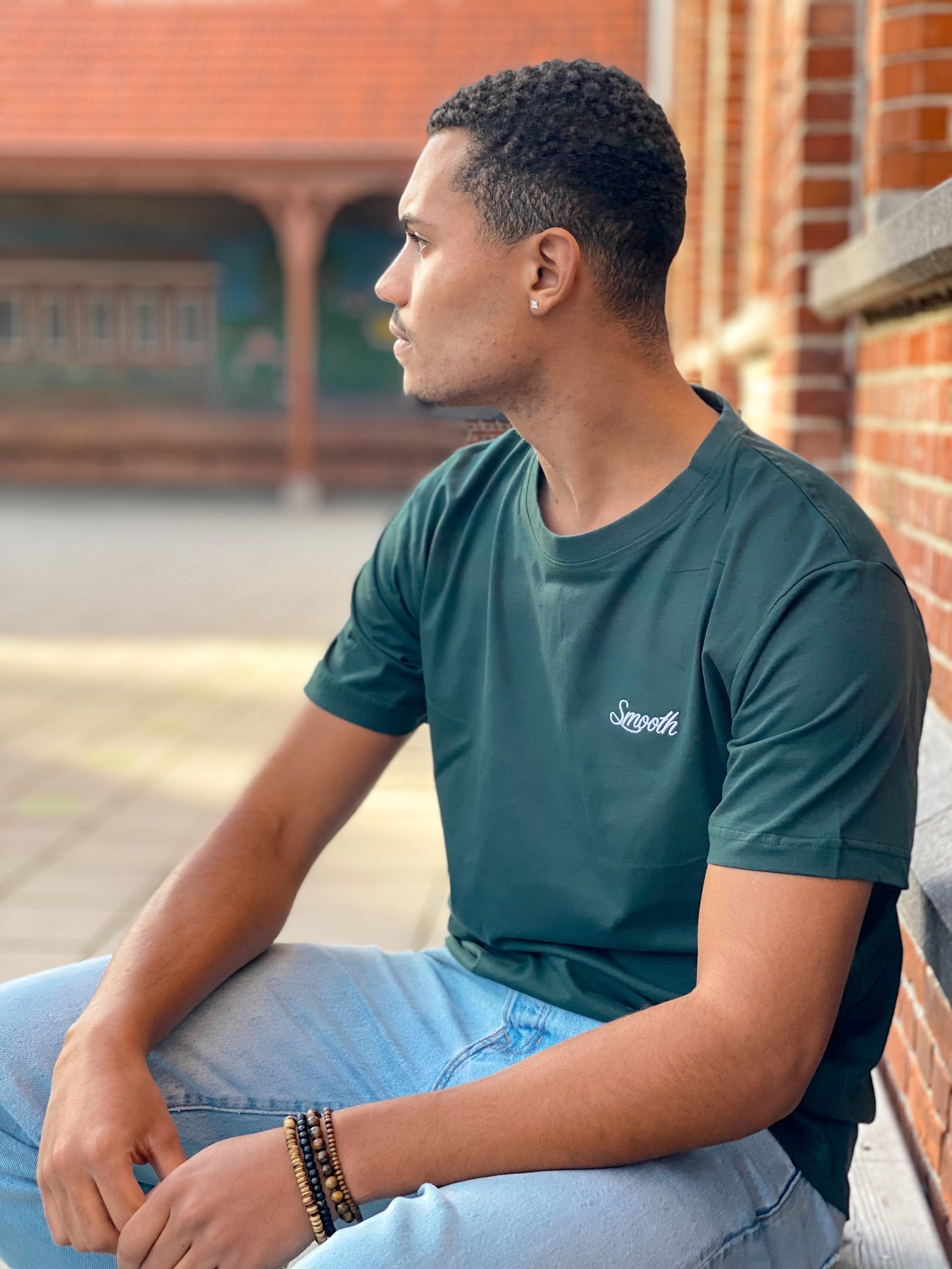 Bottle Green T / Originals Minimal White Men