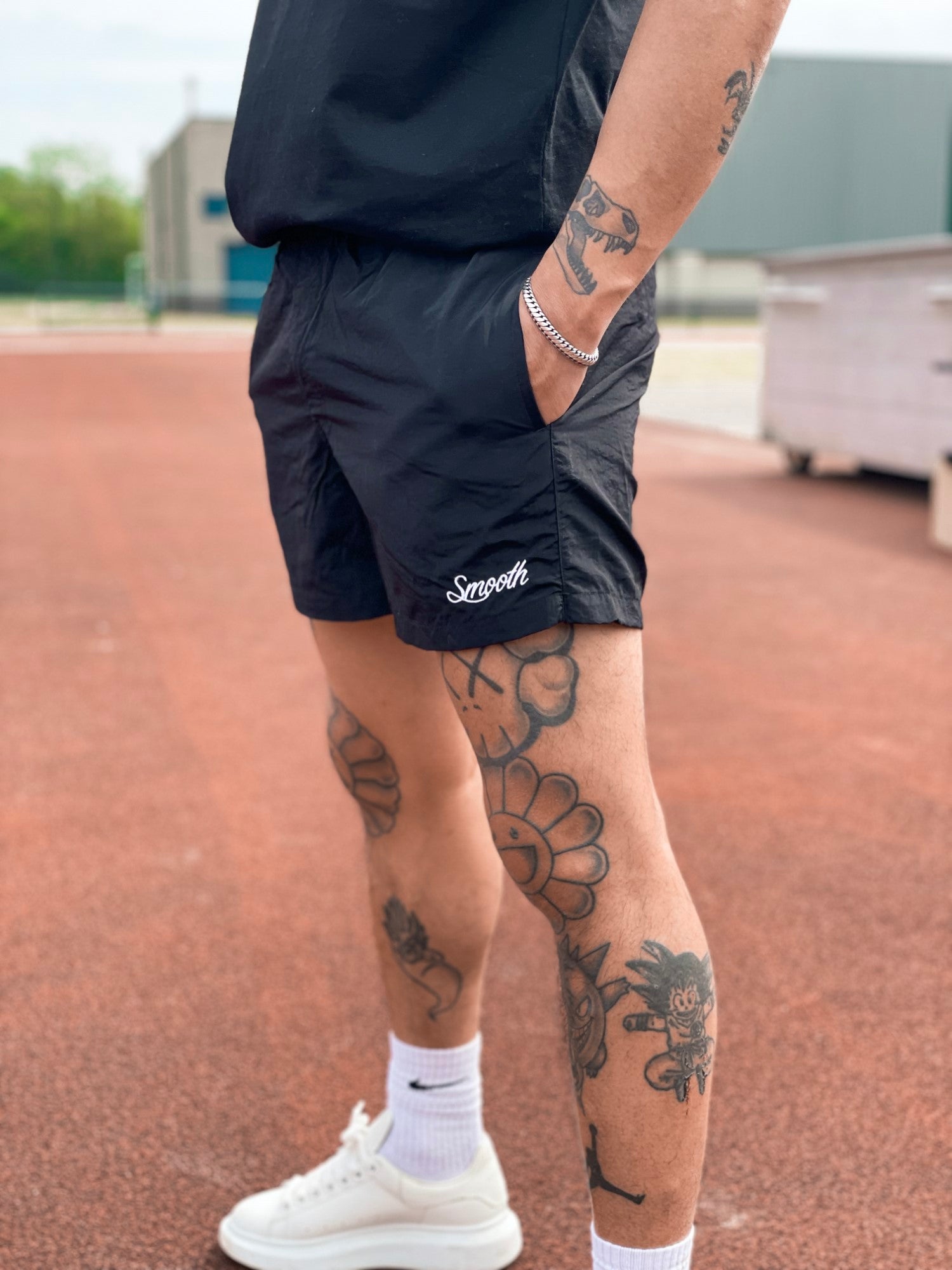 Black Swim Short / Originals Minimals White Men
