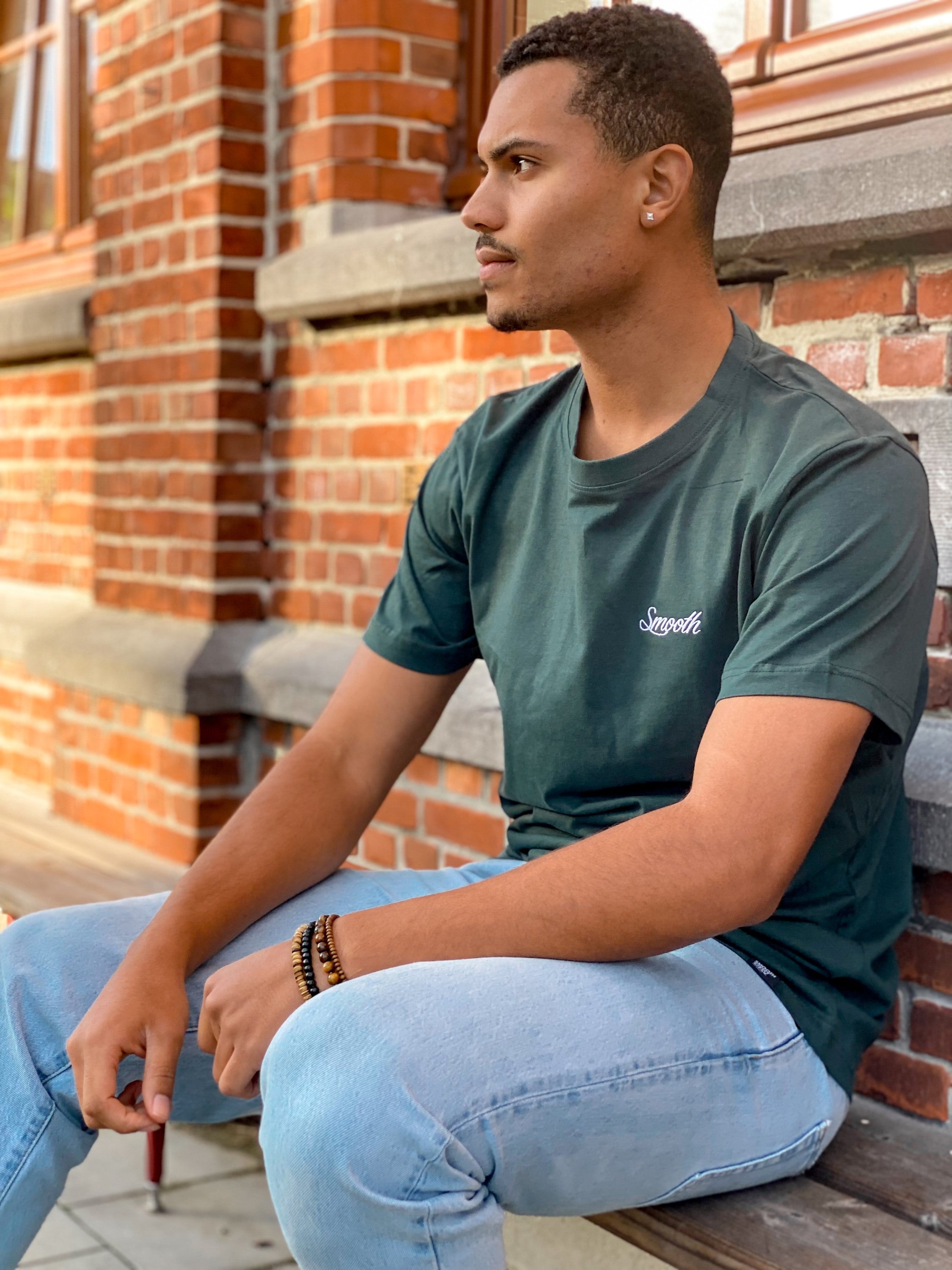 Bottle Green T / Originals Minimal White Men