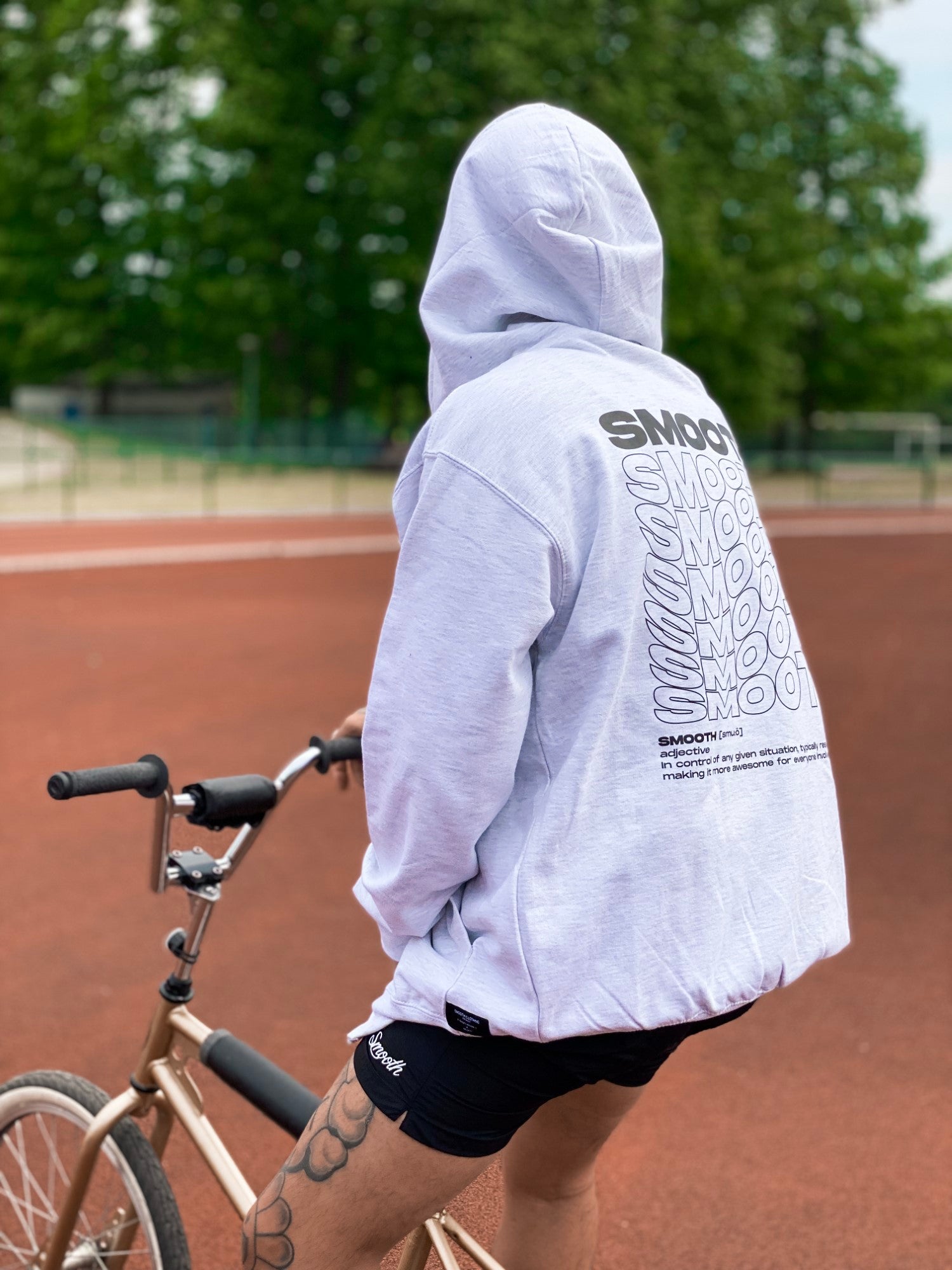 Ash Zip Hoodie / Warp Black Men