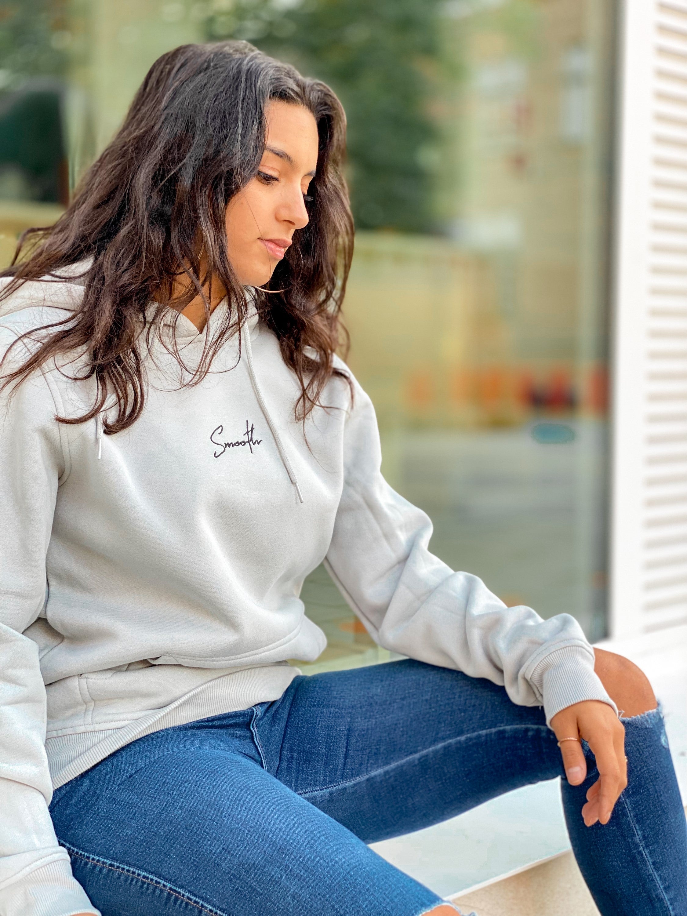 Soft Concrete Hoodie / Signature Black Women
