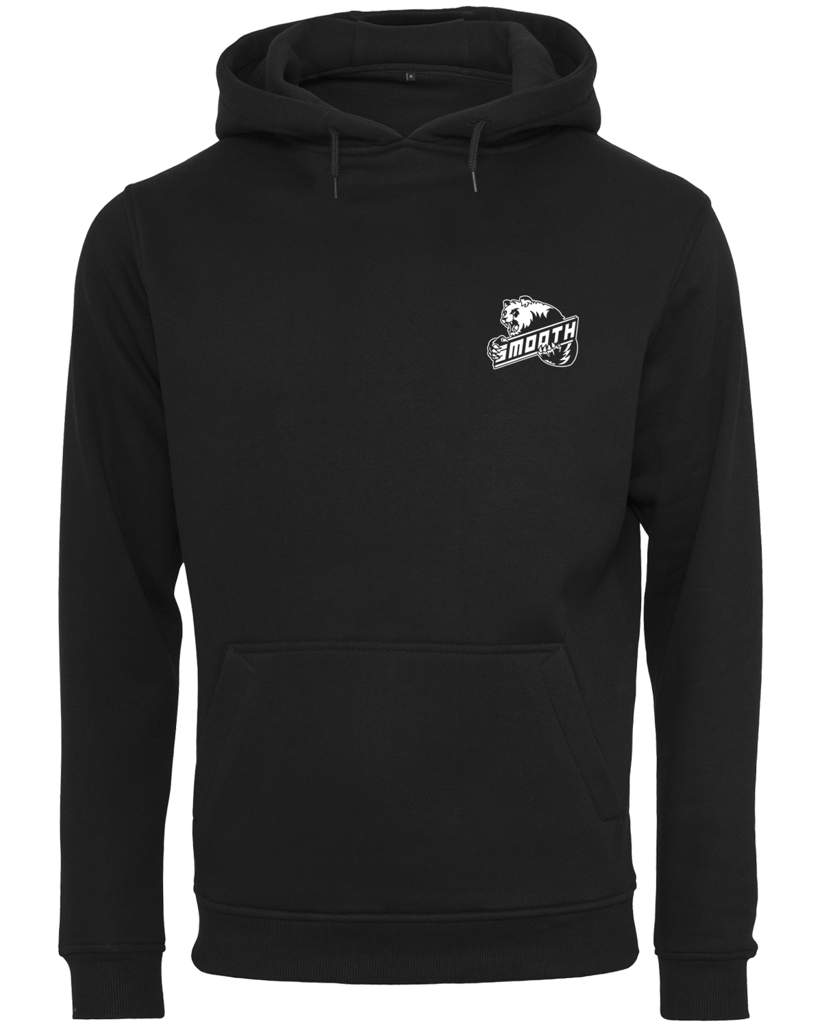 Black Hoodie / Bad Panda White Front+Back Women