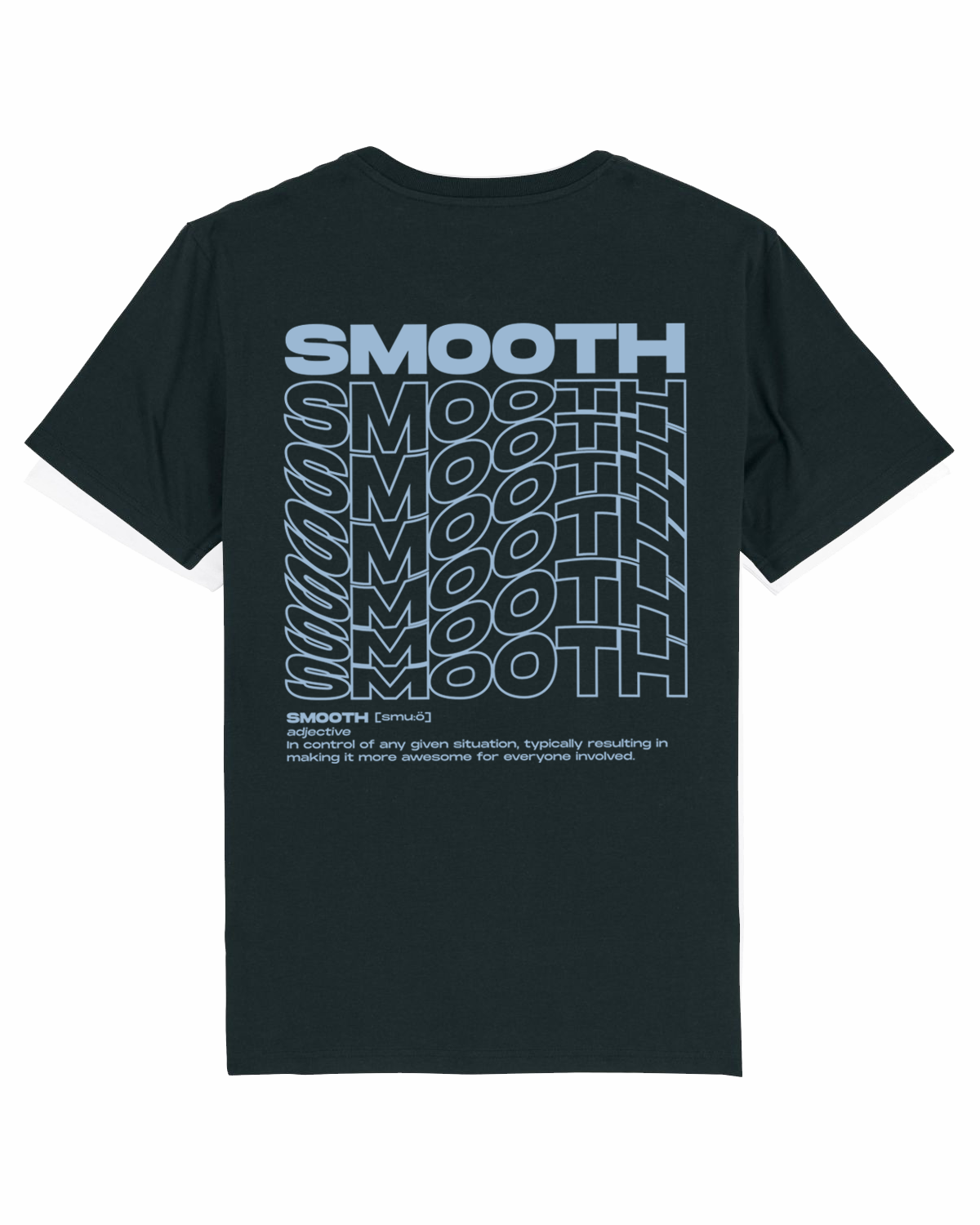 Black T / Warp Sky Blue Women