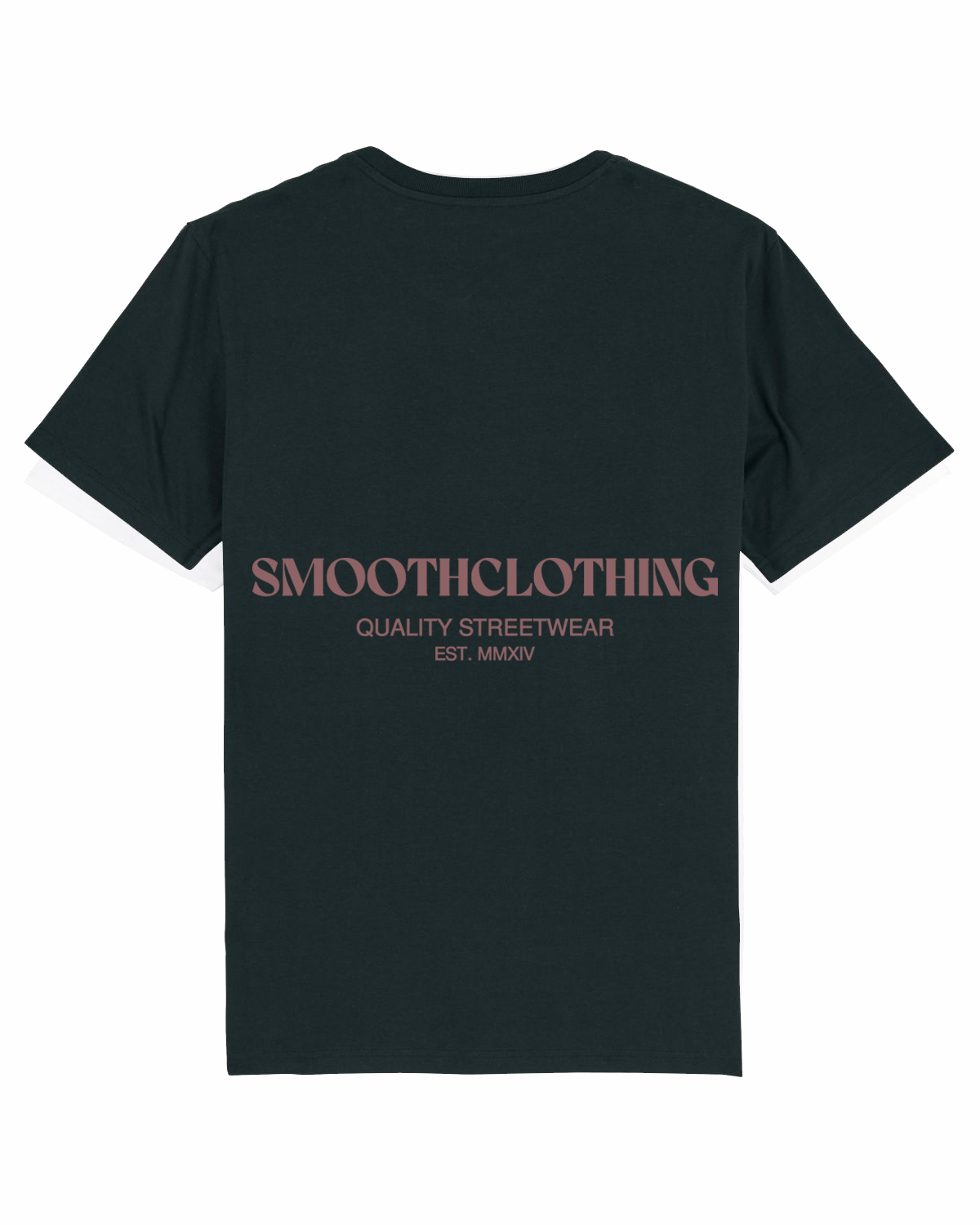 Black T / Smooth Clothing Terra Front+Back Men