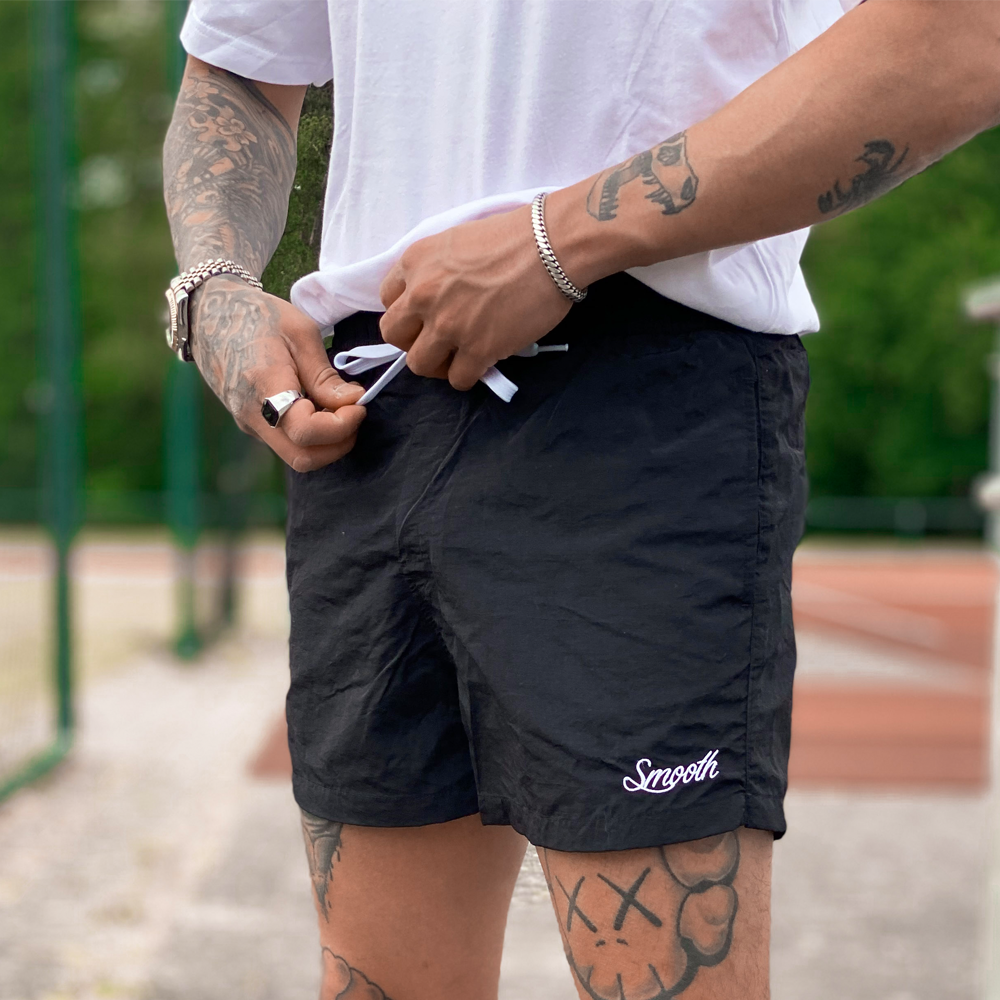 Black Swim Short / Originals Minimals White Men