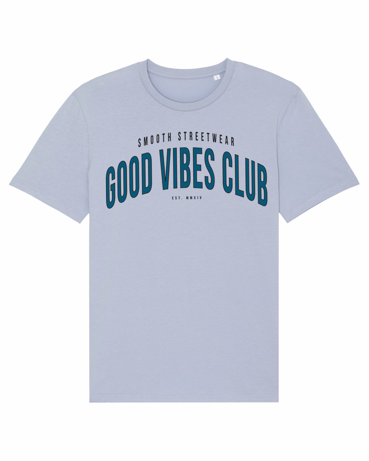 Laidback Blue T / Varsity Black Outline Women