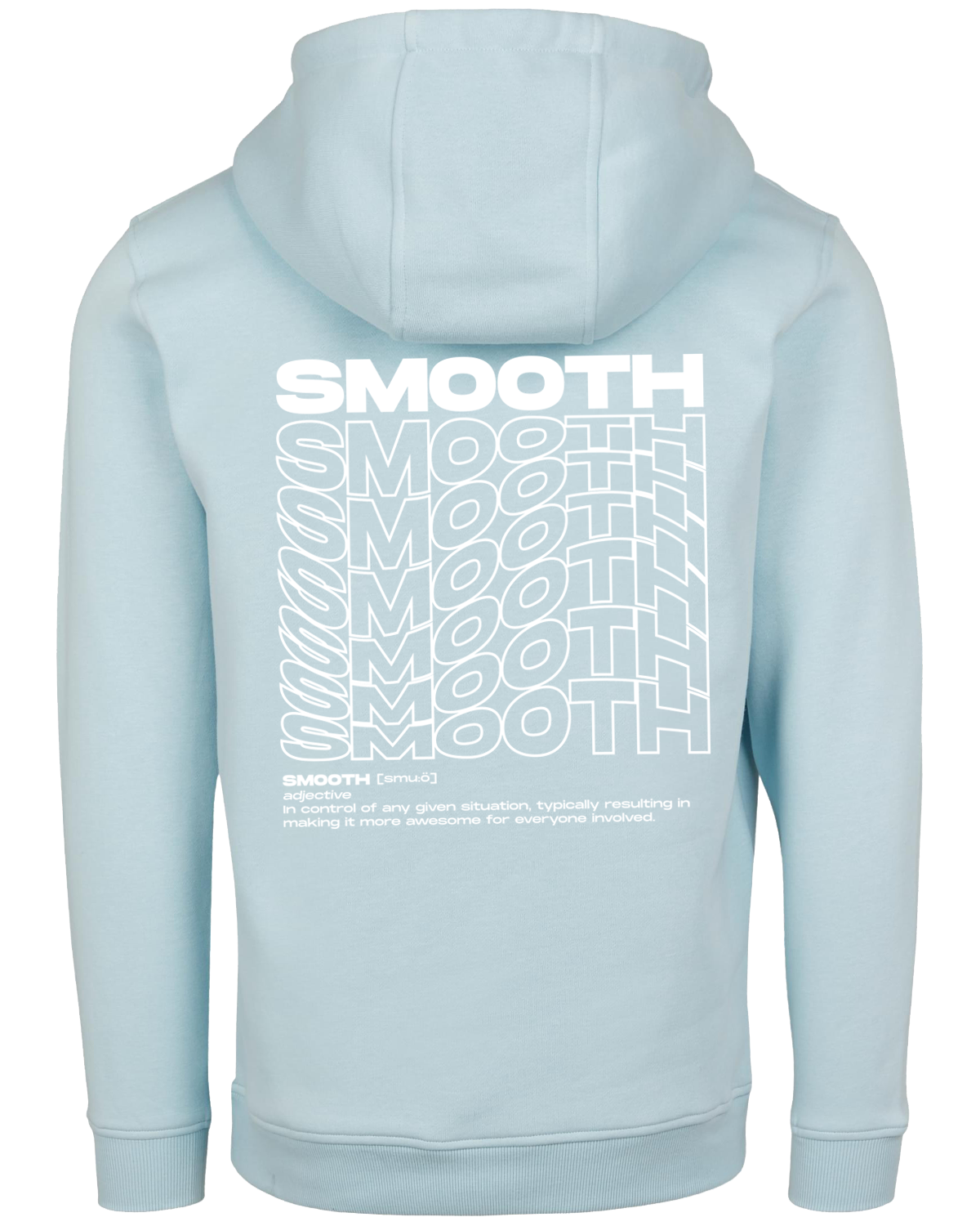 Sky Blue Hoodie / Warp White Women