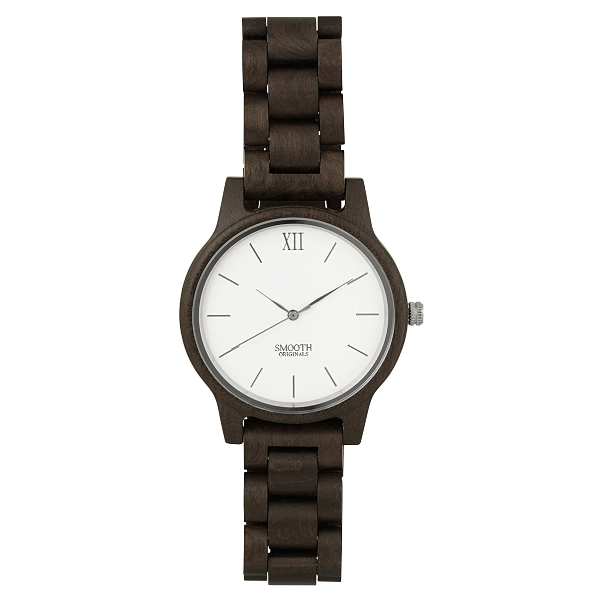 Smooth Originals Walnut & Silver 45mm