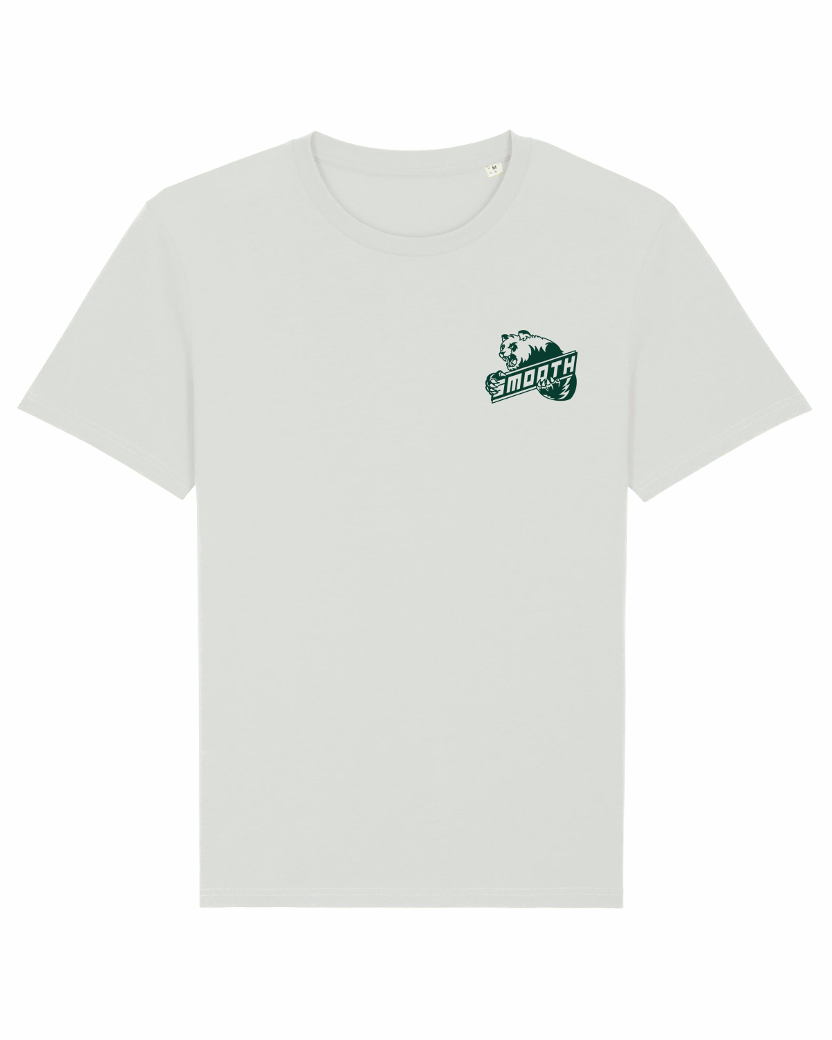 Soft Concrete T / Bad Panda Emerald Front+Back Men