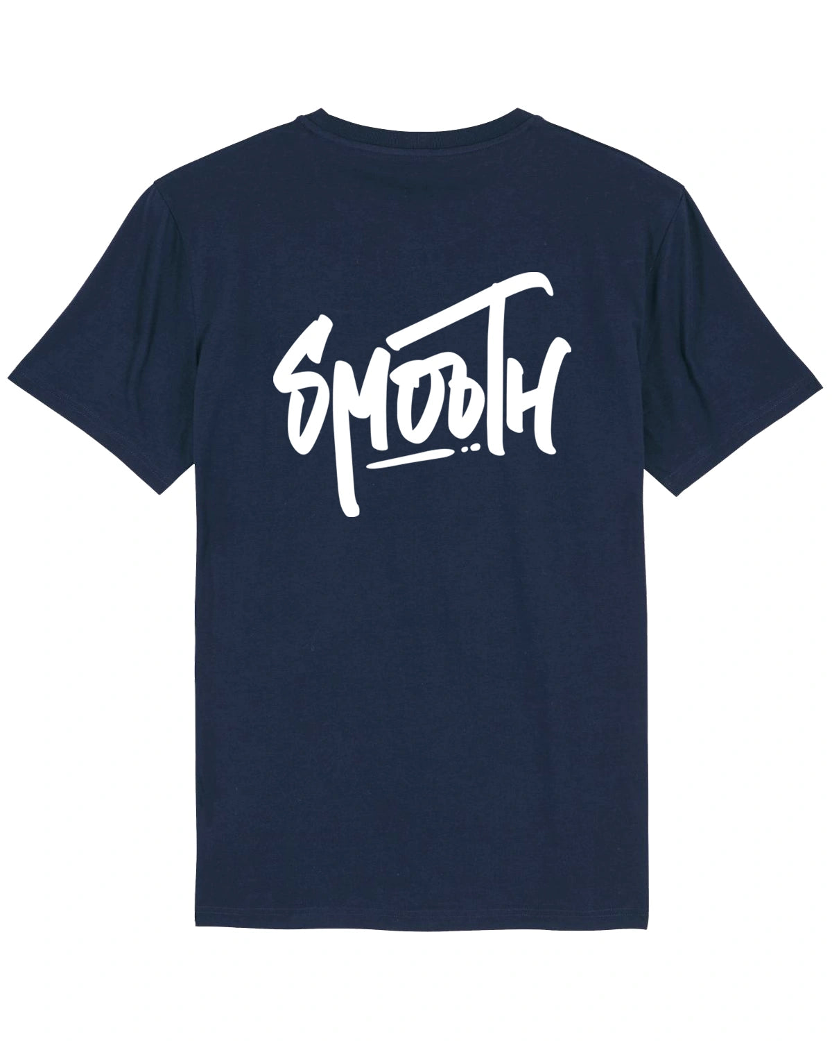 Dark Blue T / Dainty White Front+Back Men