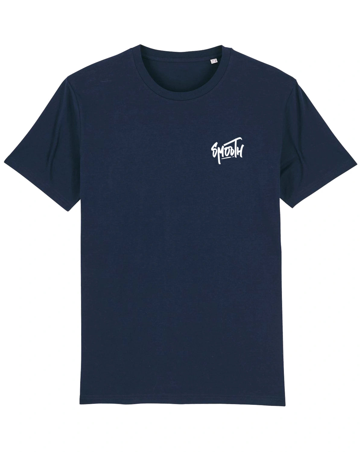Dark Blue T / Dainty White Front+Back Men