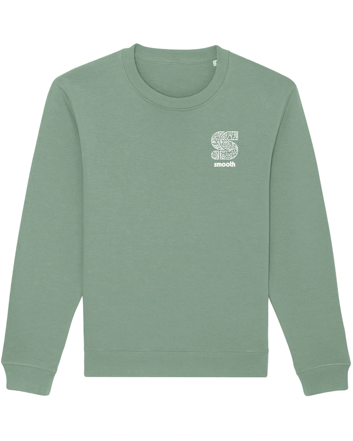 Dusty Green Crew / S Doodle White Front Men