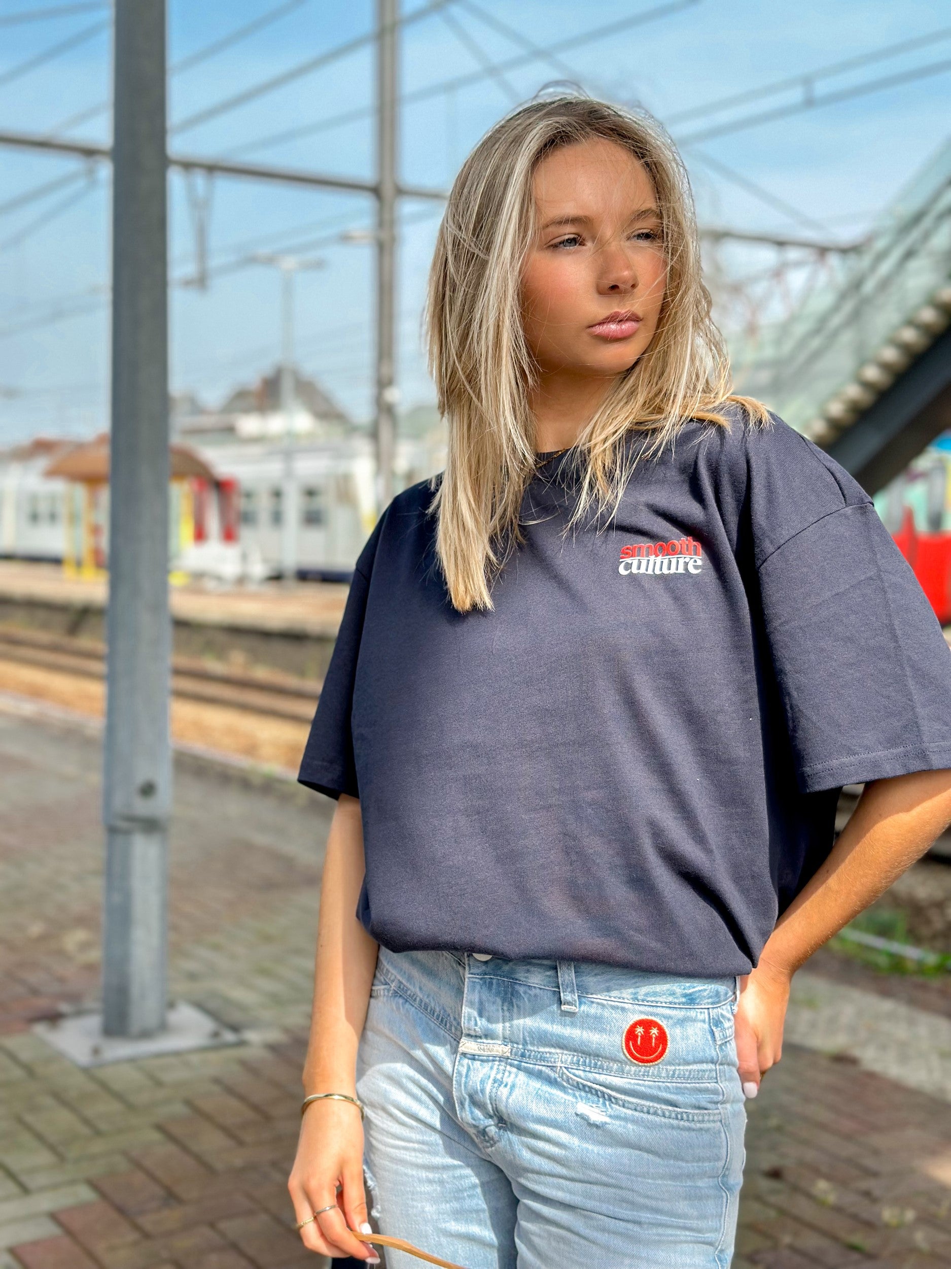 Heavy Navy T / Culture Front Women