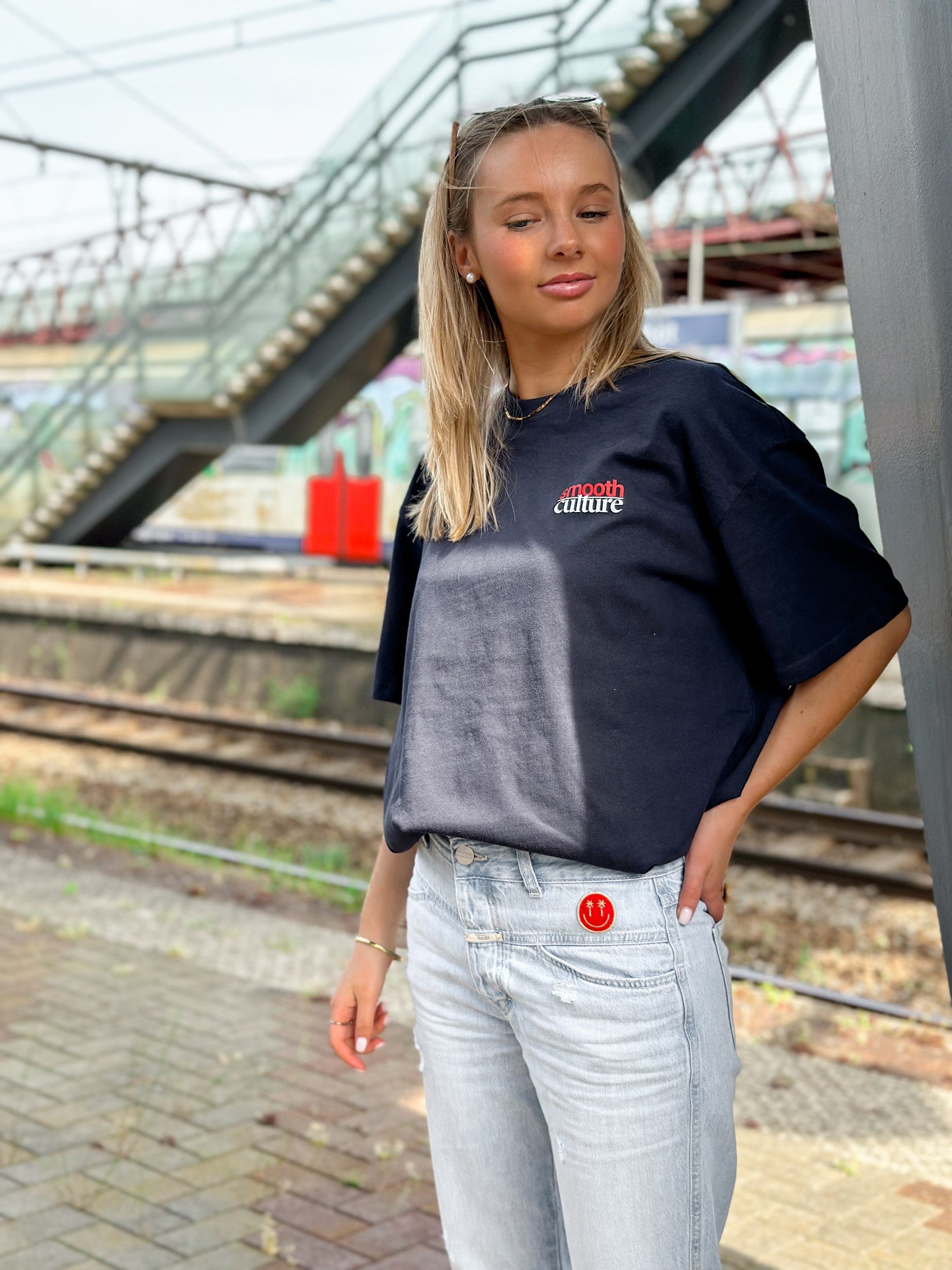 Heavy Navy T / Culture Front Women