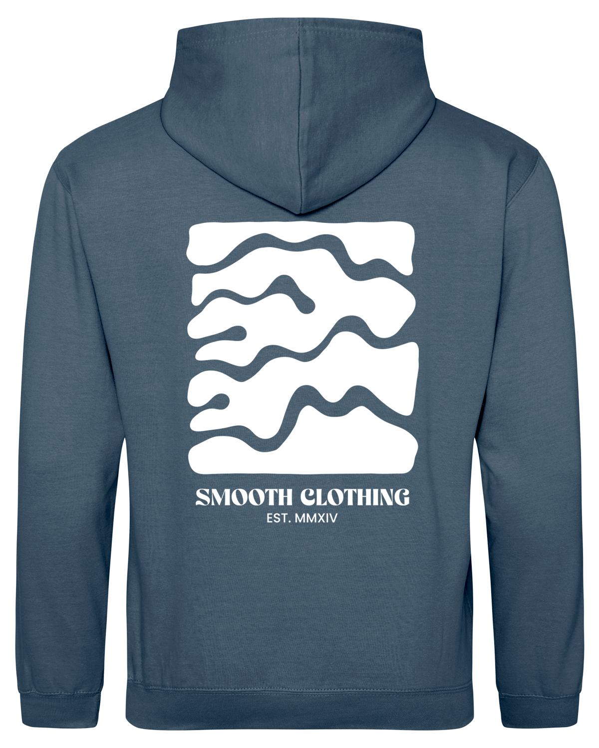 Ink Blue Kids Hoodie / Waves Girls